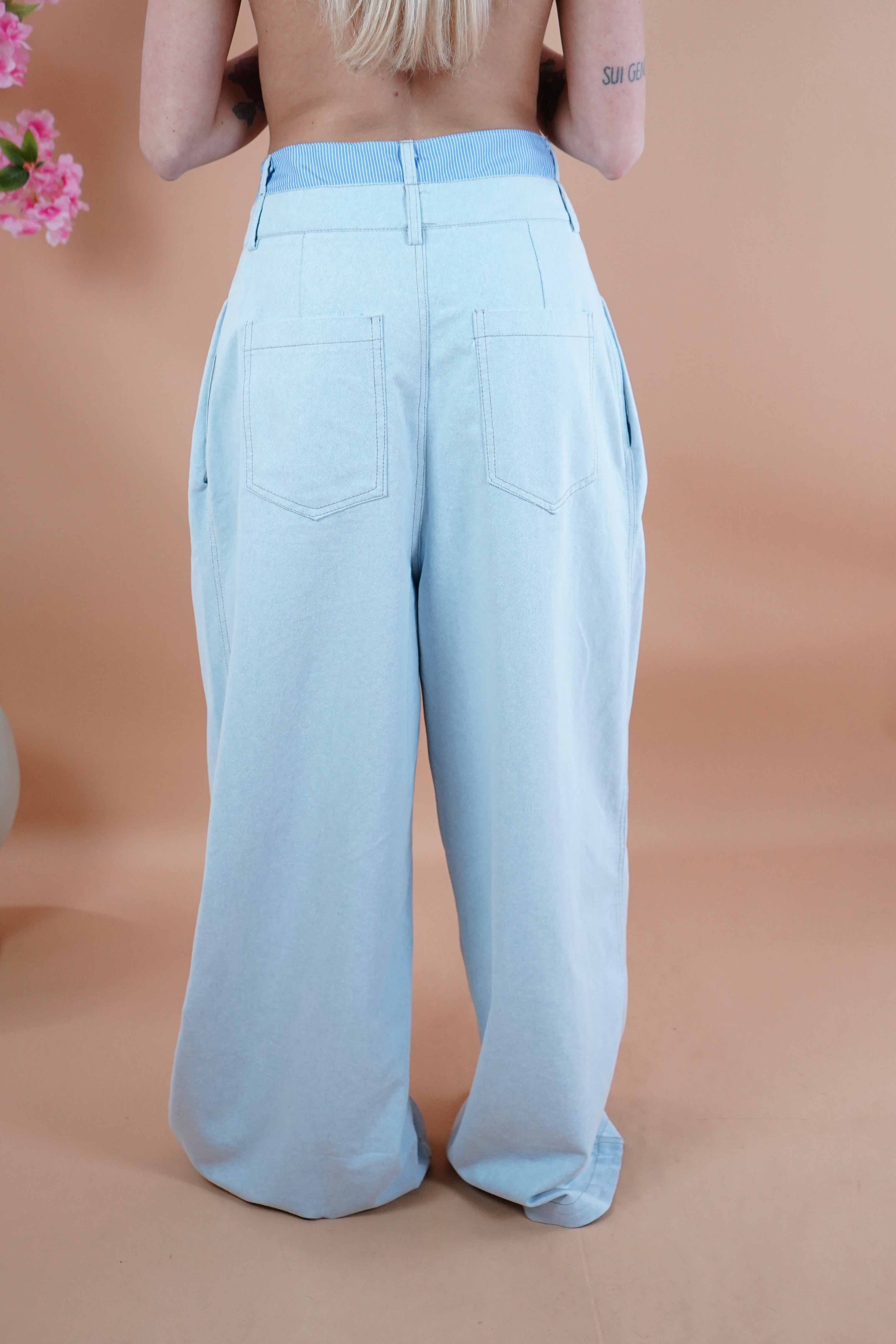 COORDINATO MARIKA DENIM CHIARO