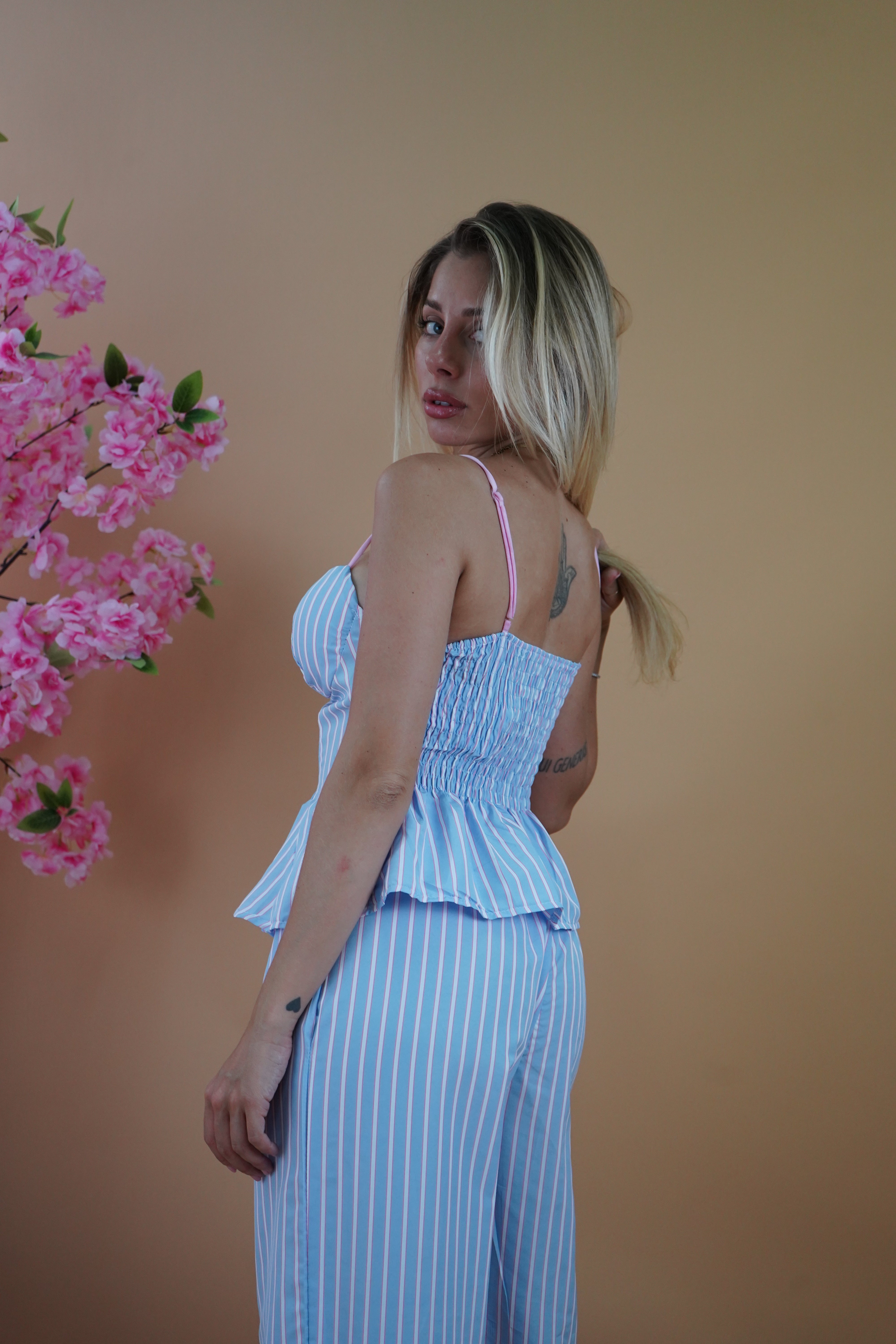 COORDINATO ALEXA AZZURRO