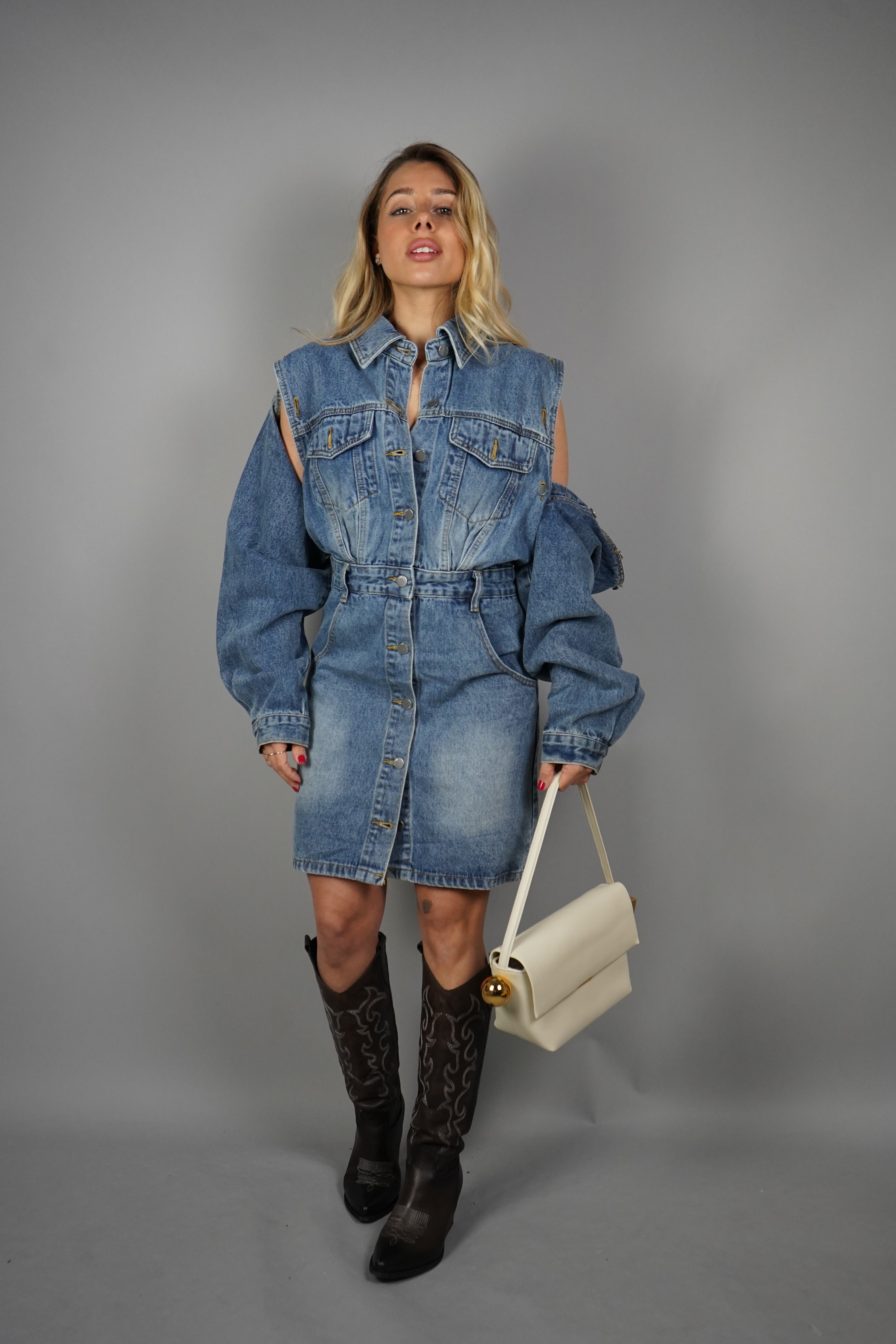 DENIM DRESS FIBRA