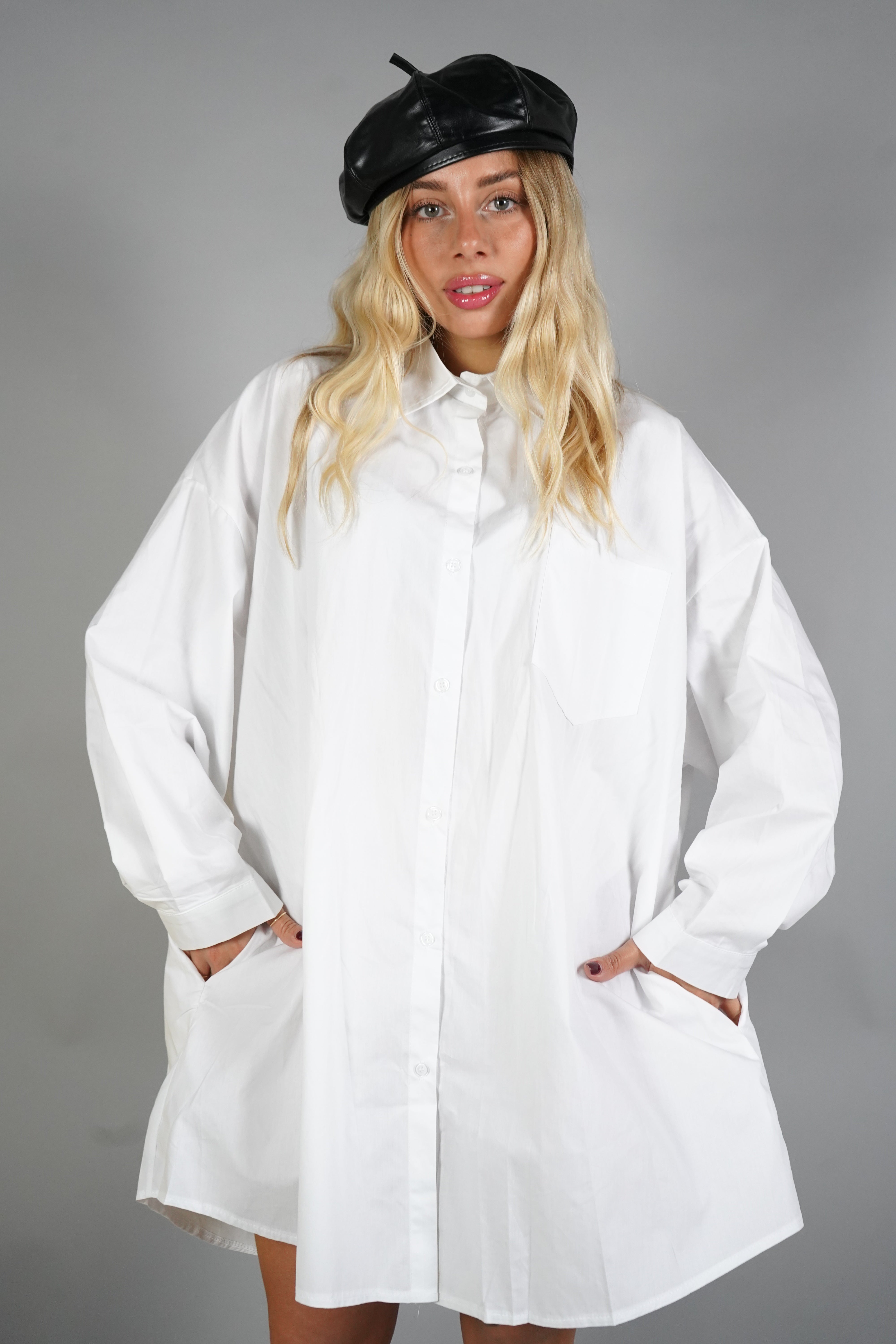 CAMICIA VESTITO CON TASCHE