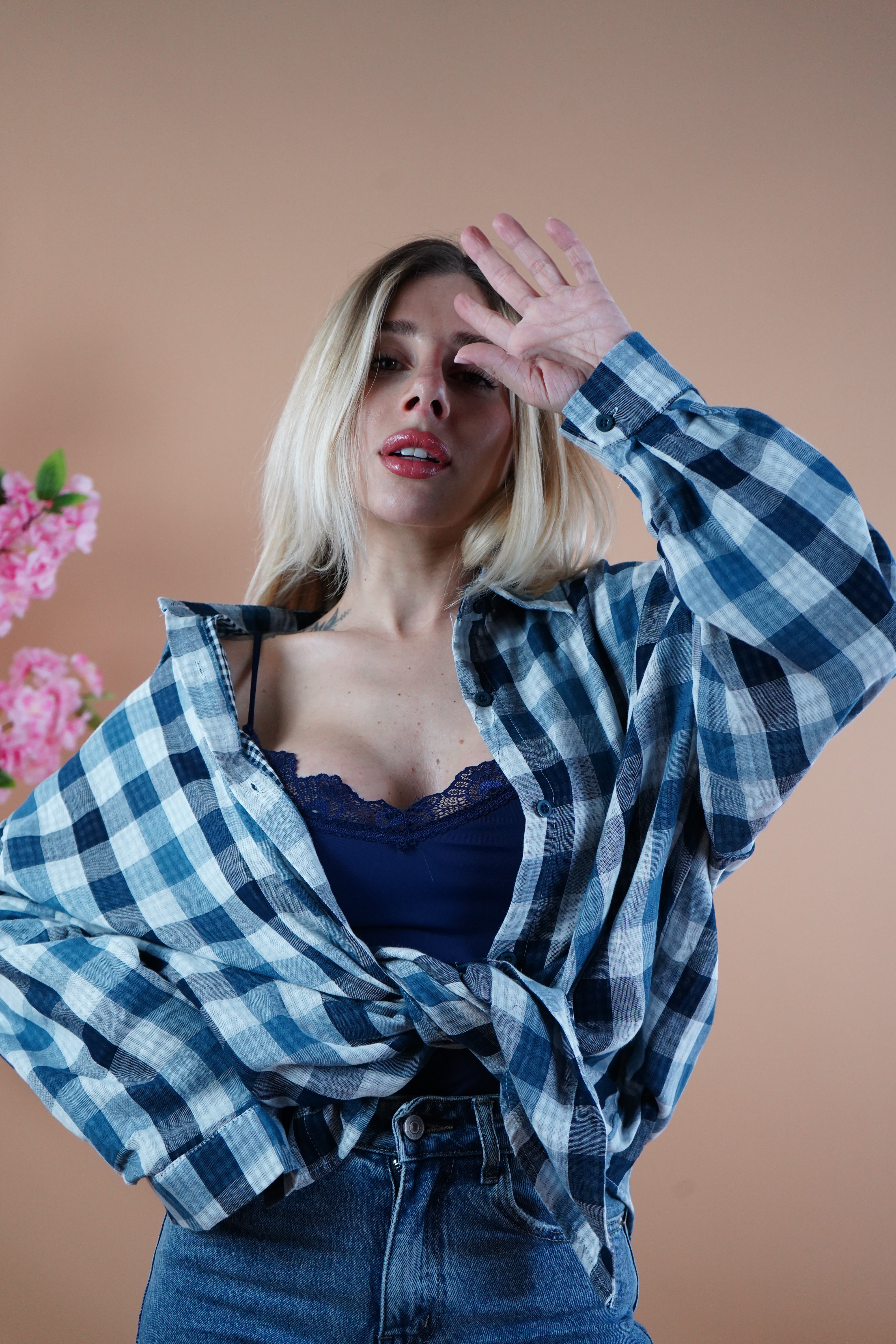 CAMICIA QUADRI BLU e AZZURRA