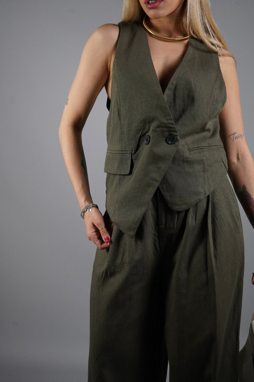 COORDINATO DYLAN VERDE MILITARE