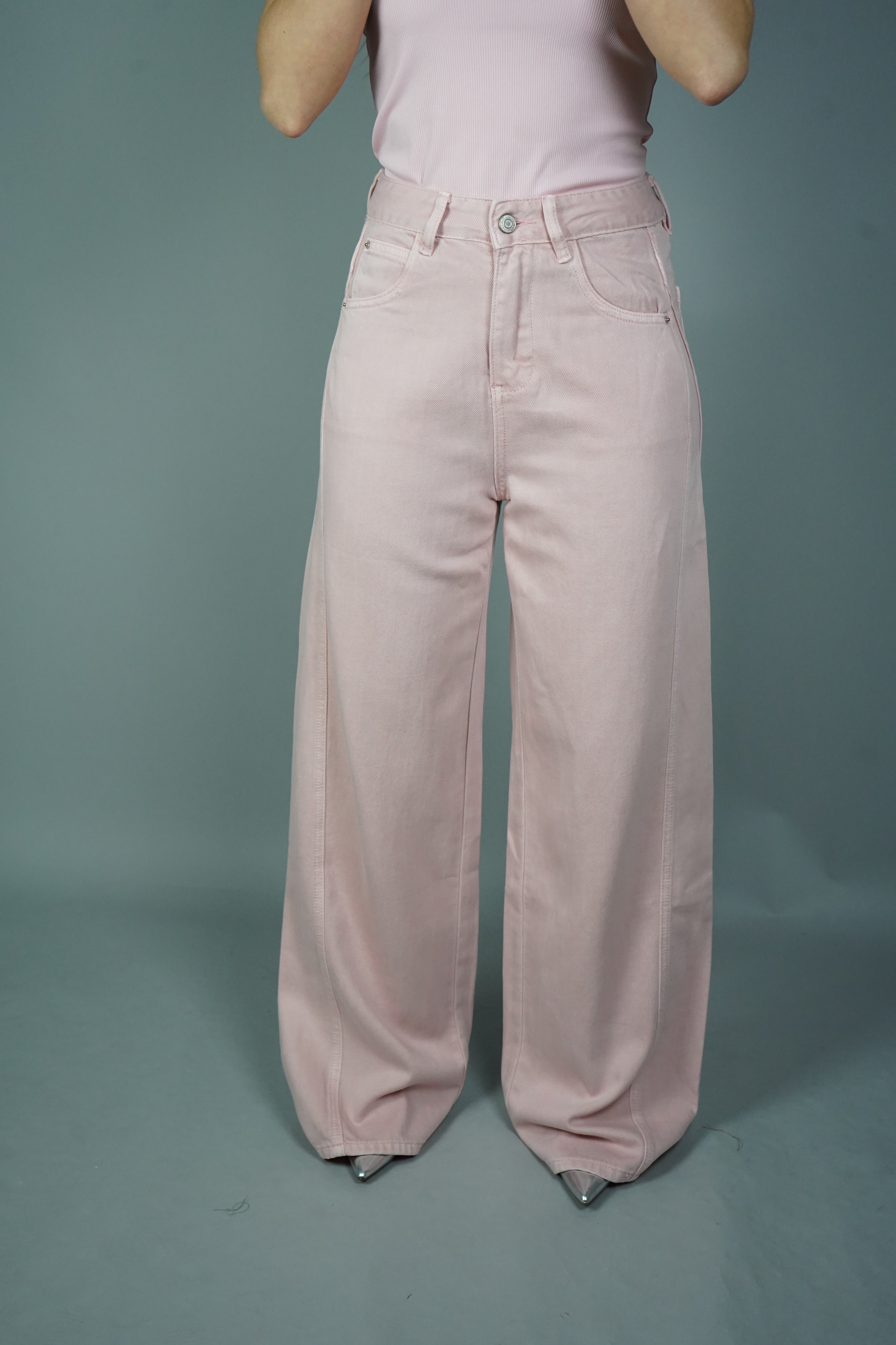JEANS WIDE ROSA