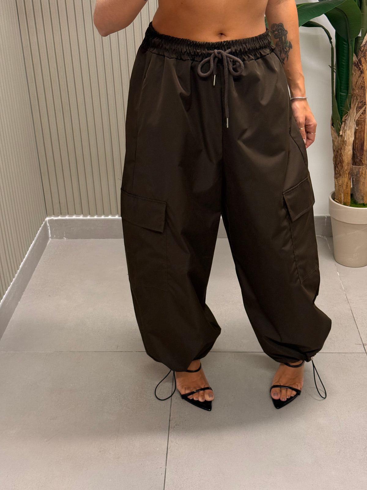 PANTALONE CARGO MELISSA MARRONE