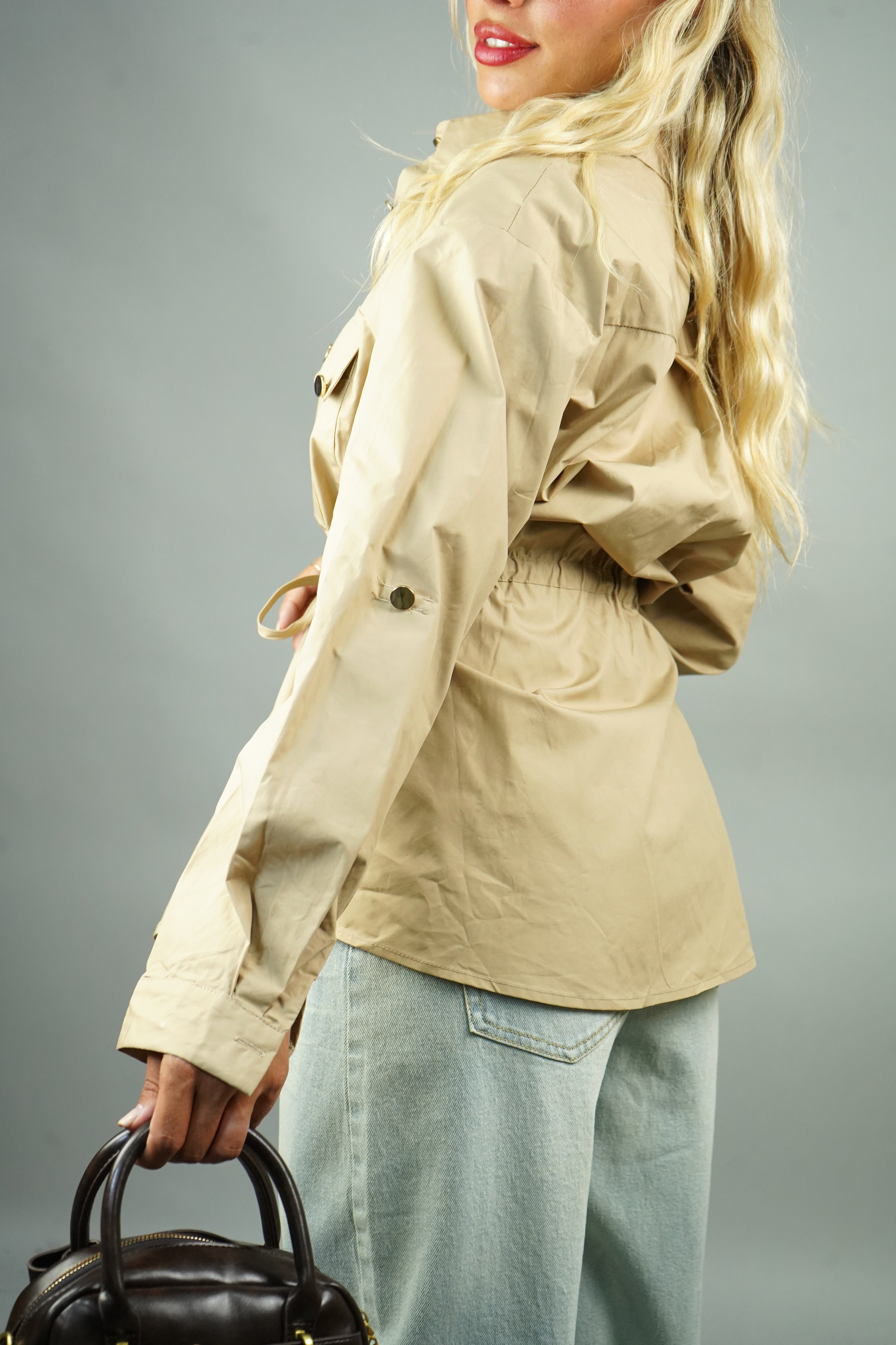 CAMICIA SARIANA BEIGE