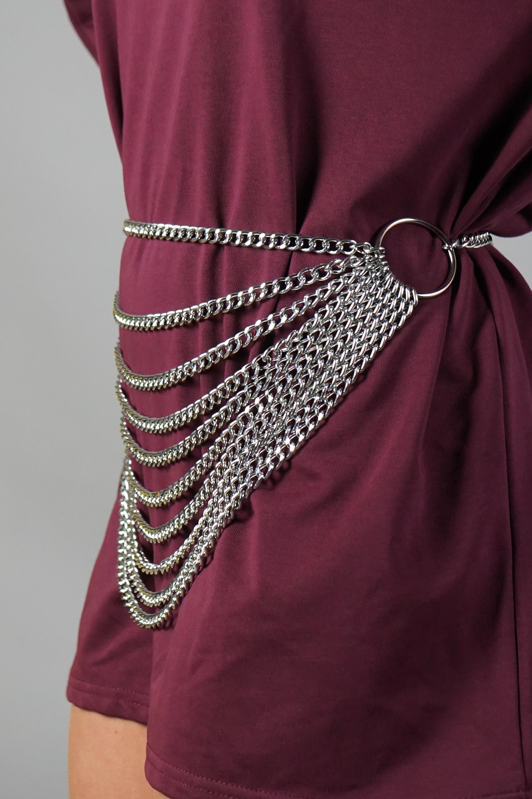 CINTURA CATENA ARGENTO