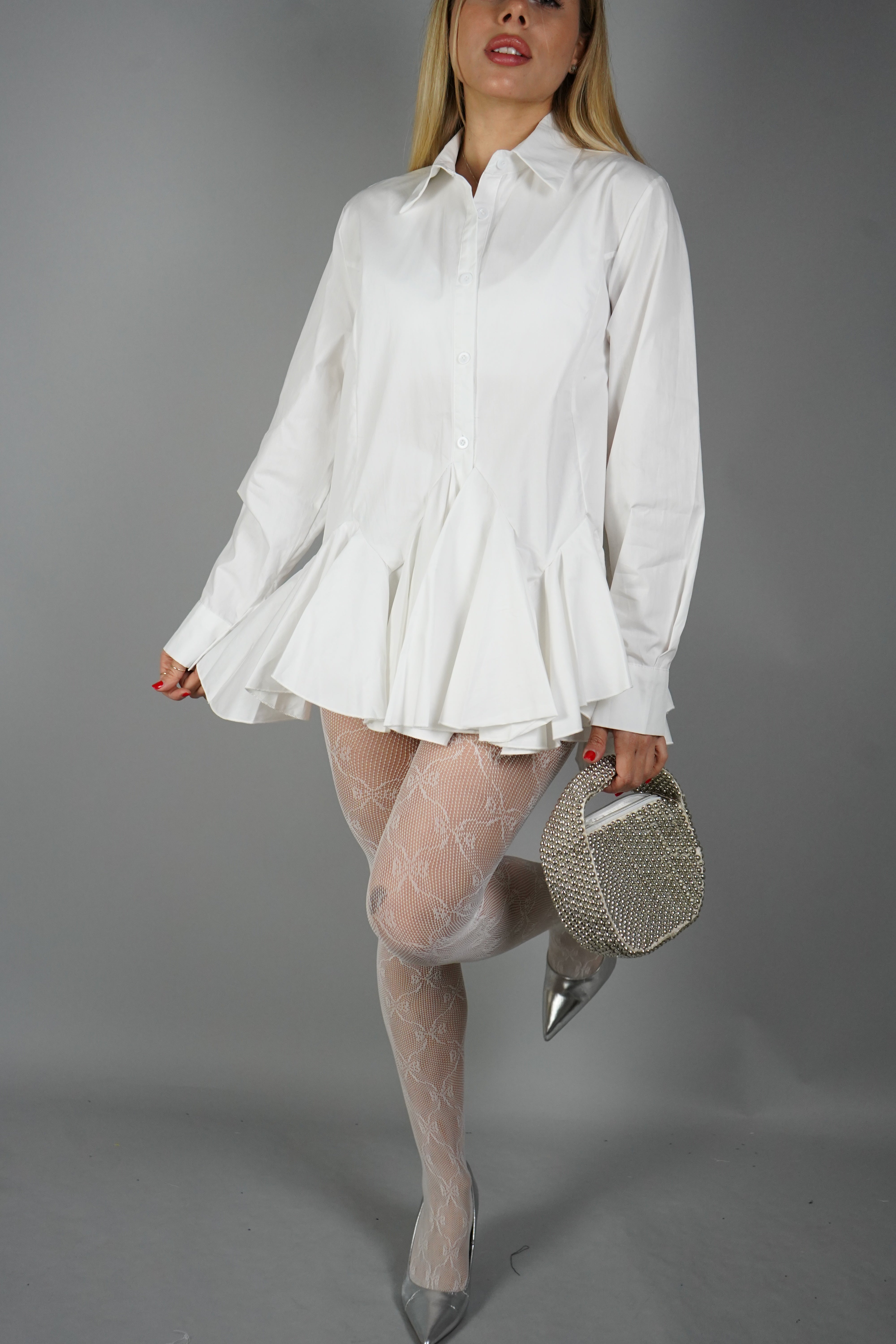 MAXI CAMICIA VOILÀ BIANCA