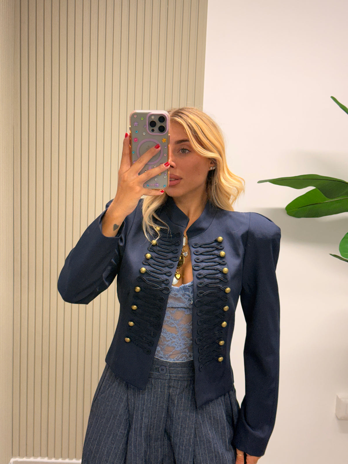 BLAZER NAPOLEONE BLU