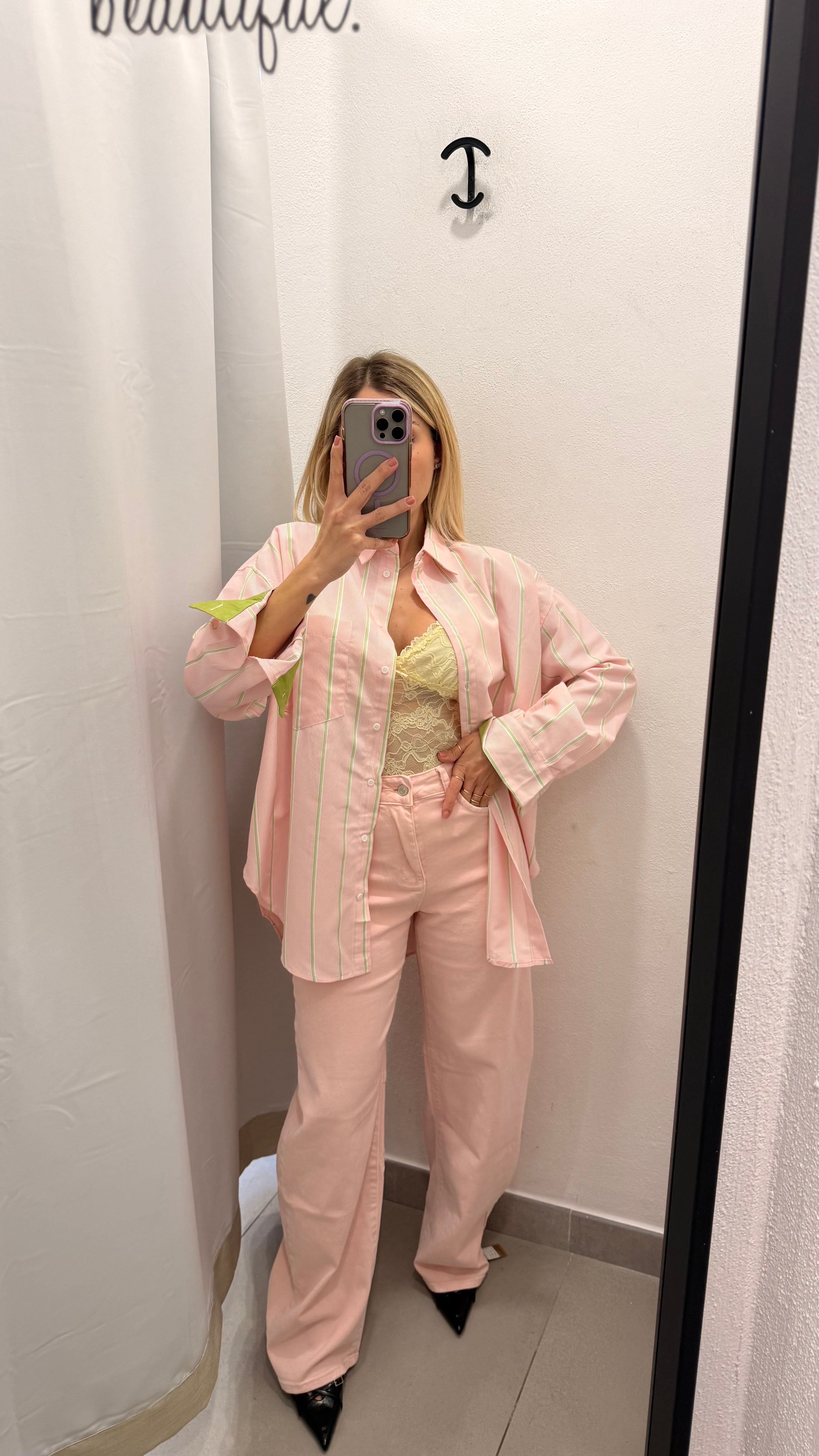 JEANS BALLON ROSA