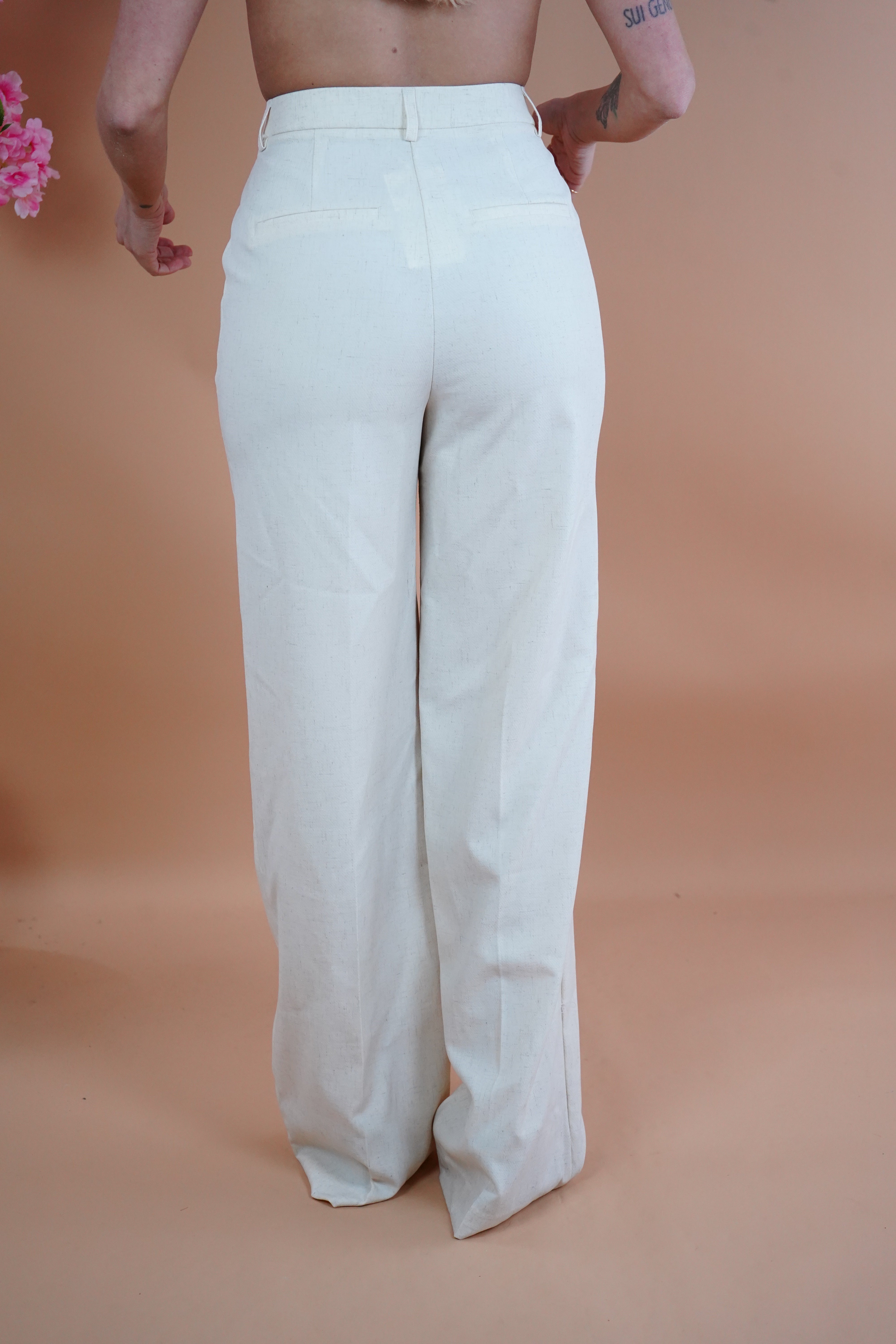 PANTALONE CLASSICO PANNA