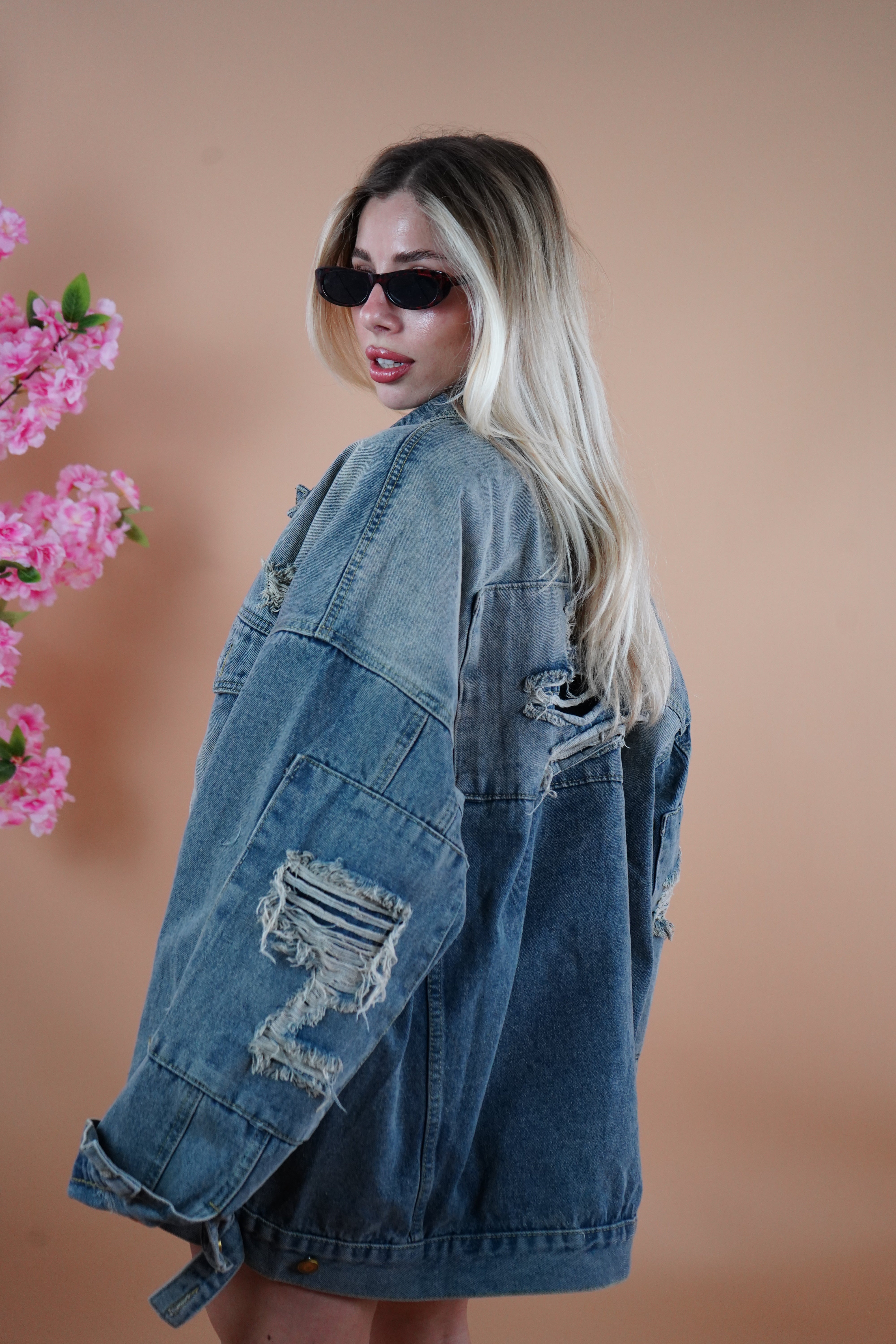 GIACCA DENIM VINTAGE OVERSIZE