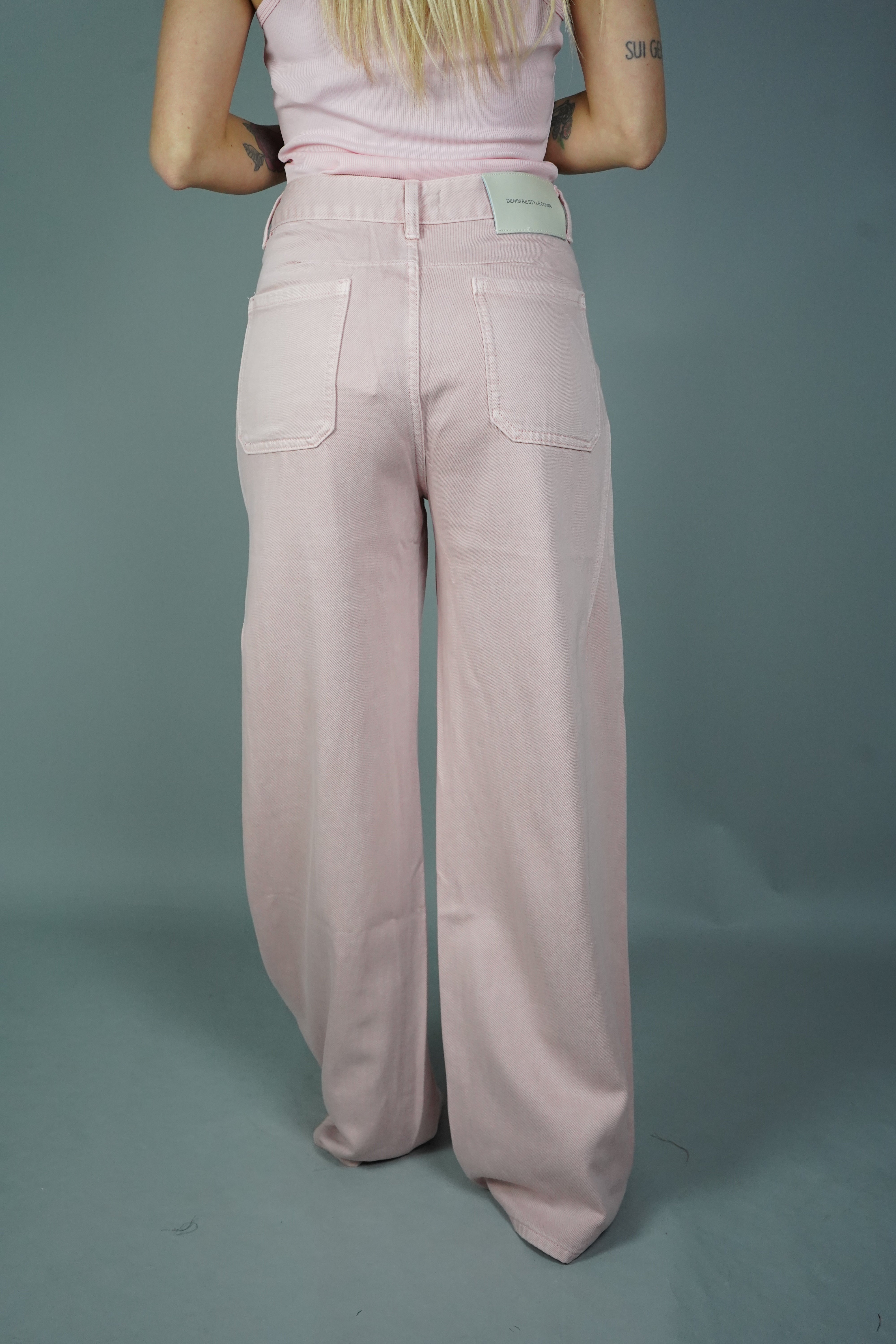 JEANS WIDE ROSA