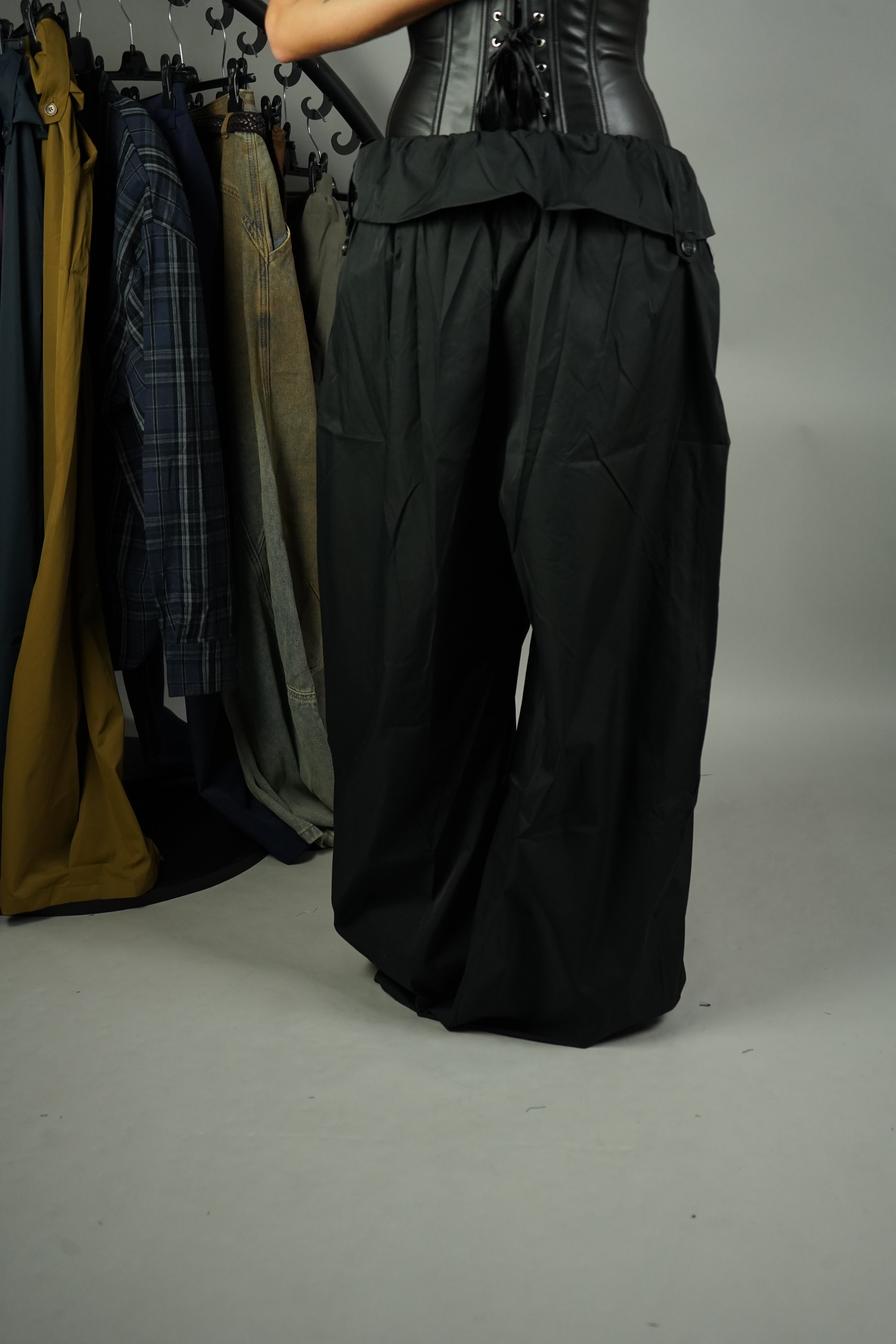 PANTALONE BALLON ARRICCIO NERO