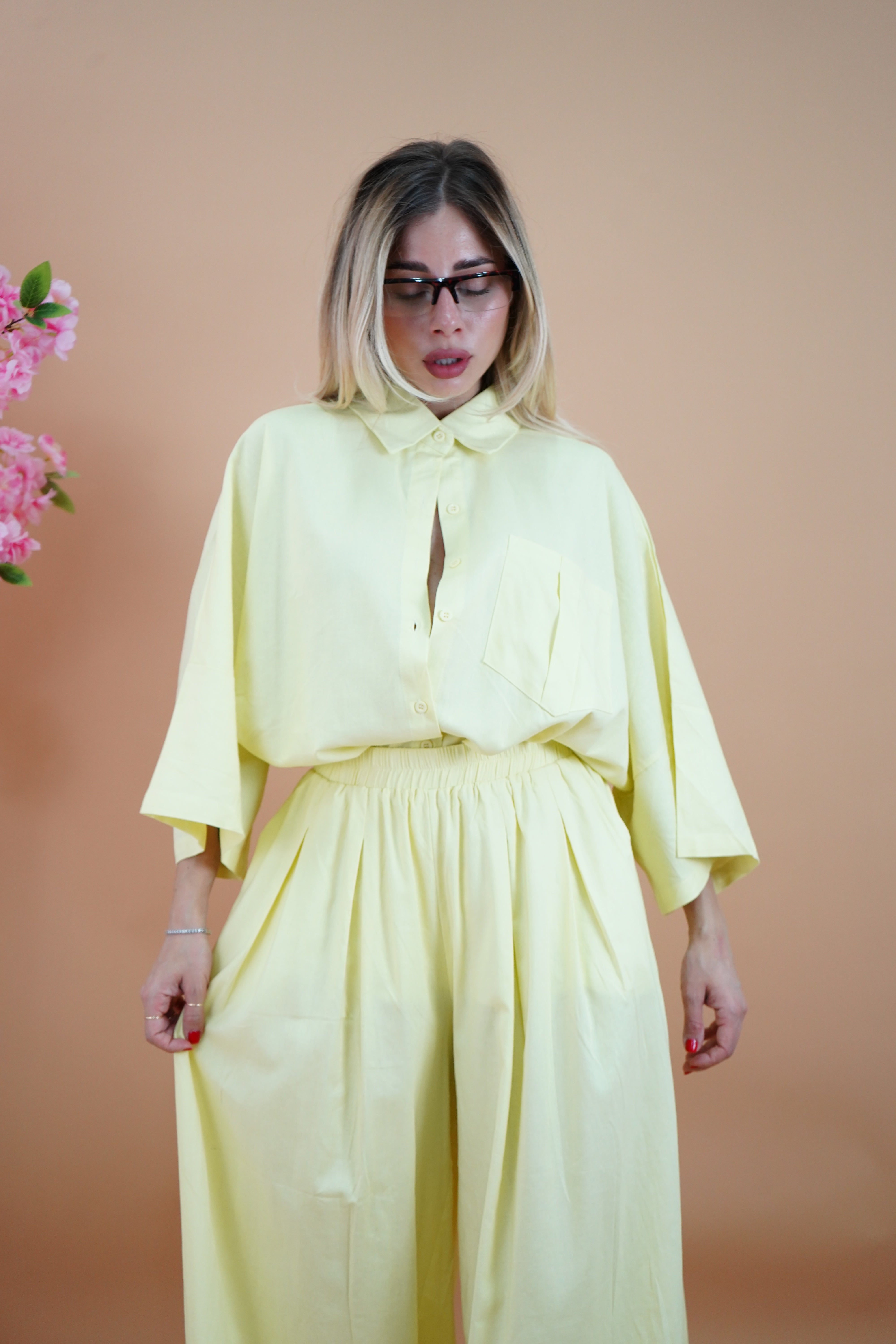 COORDINATO PANAMA GIALLO