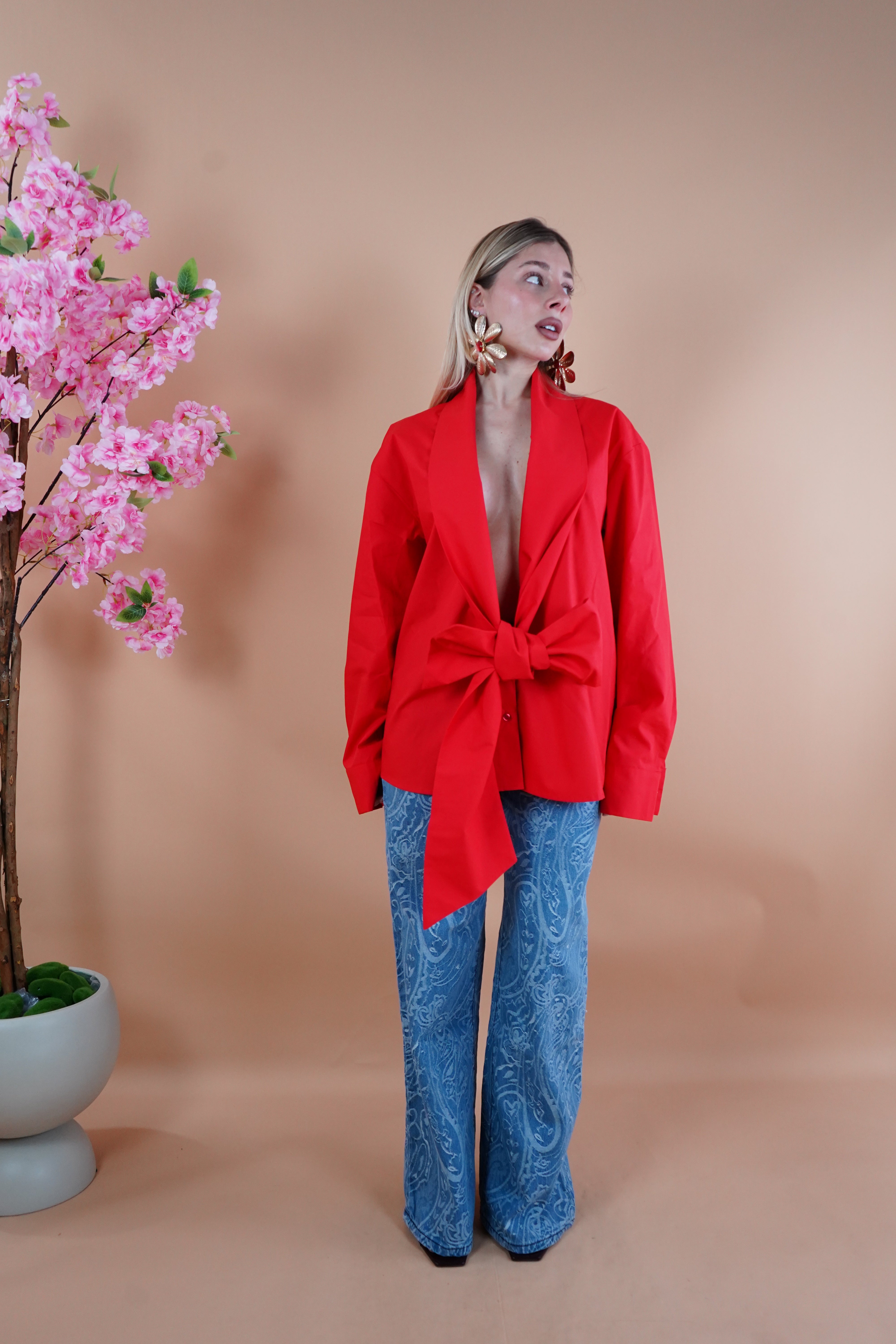 CAMICIA LEONIE ROSSA