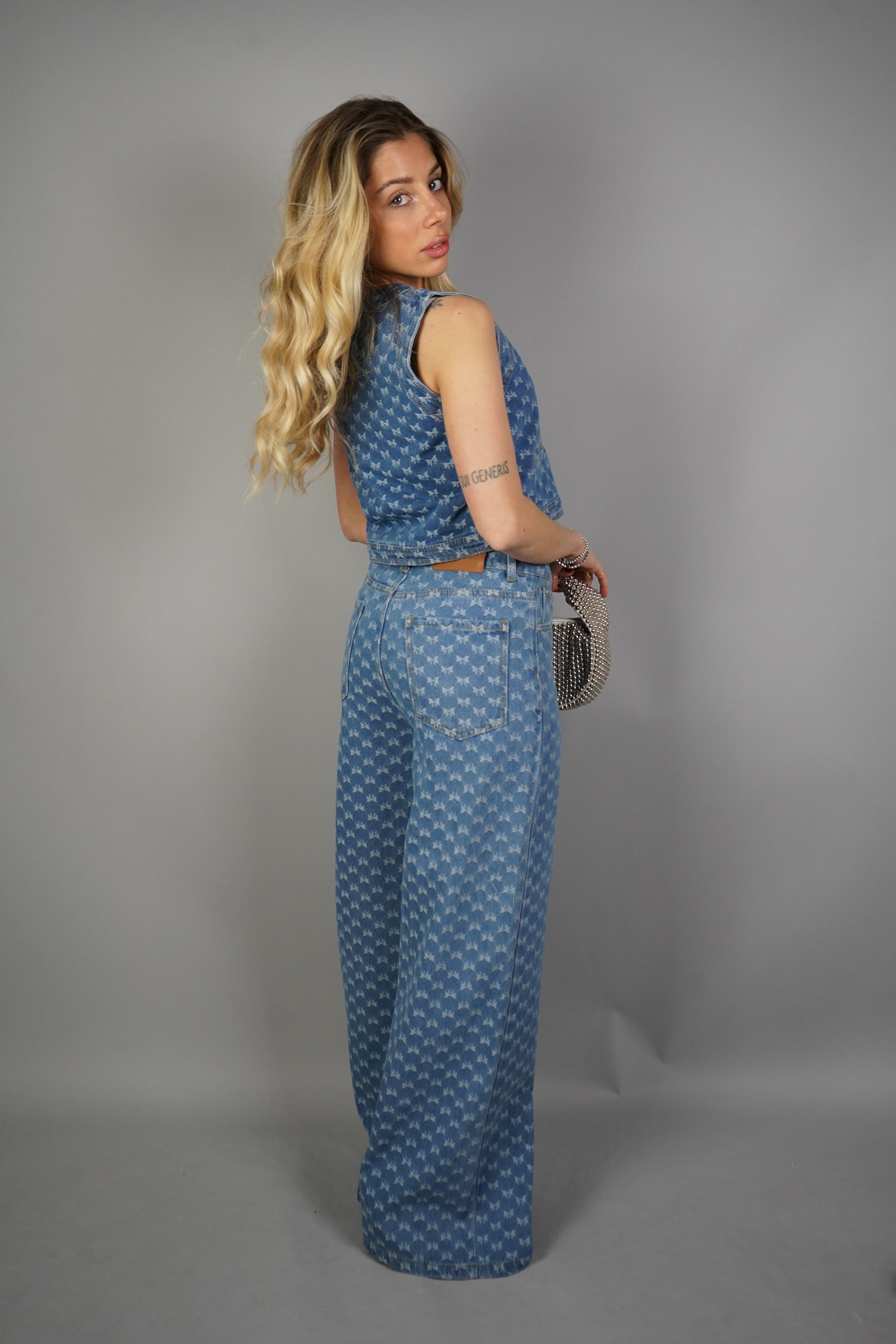 COORDINATO DENIM FIOCCO