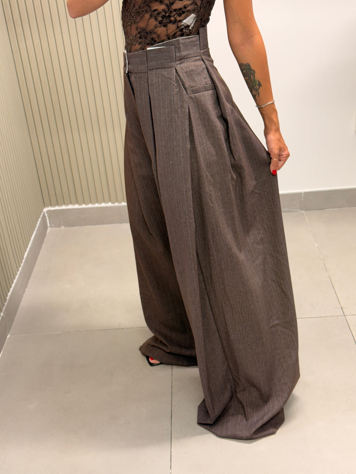 PANTALONE CLARISSA MARRONE