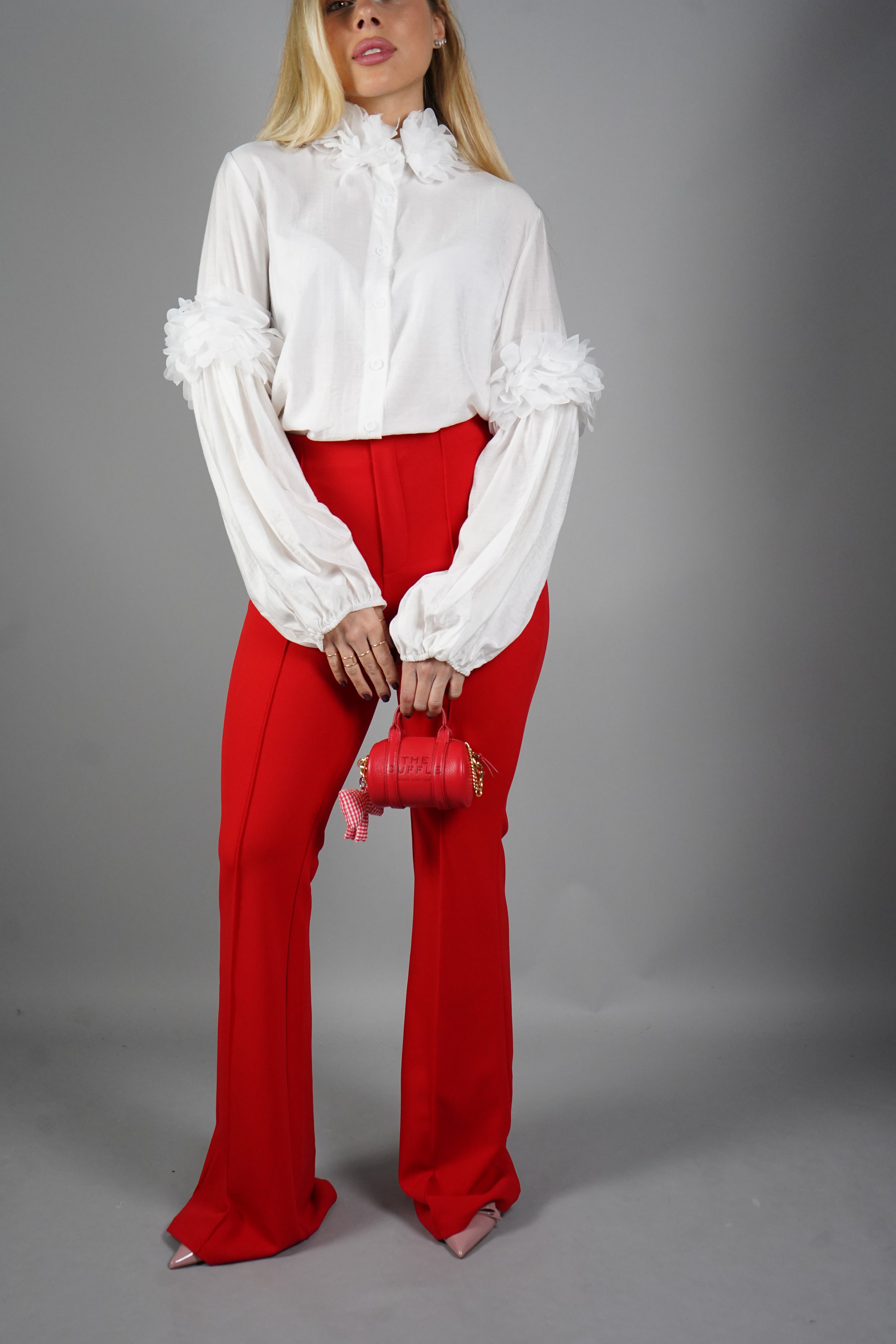 PANTALONE ZAMPA ROSSO