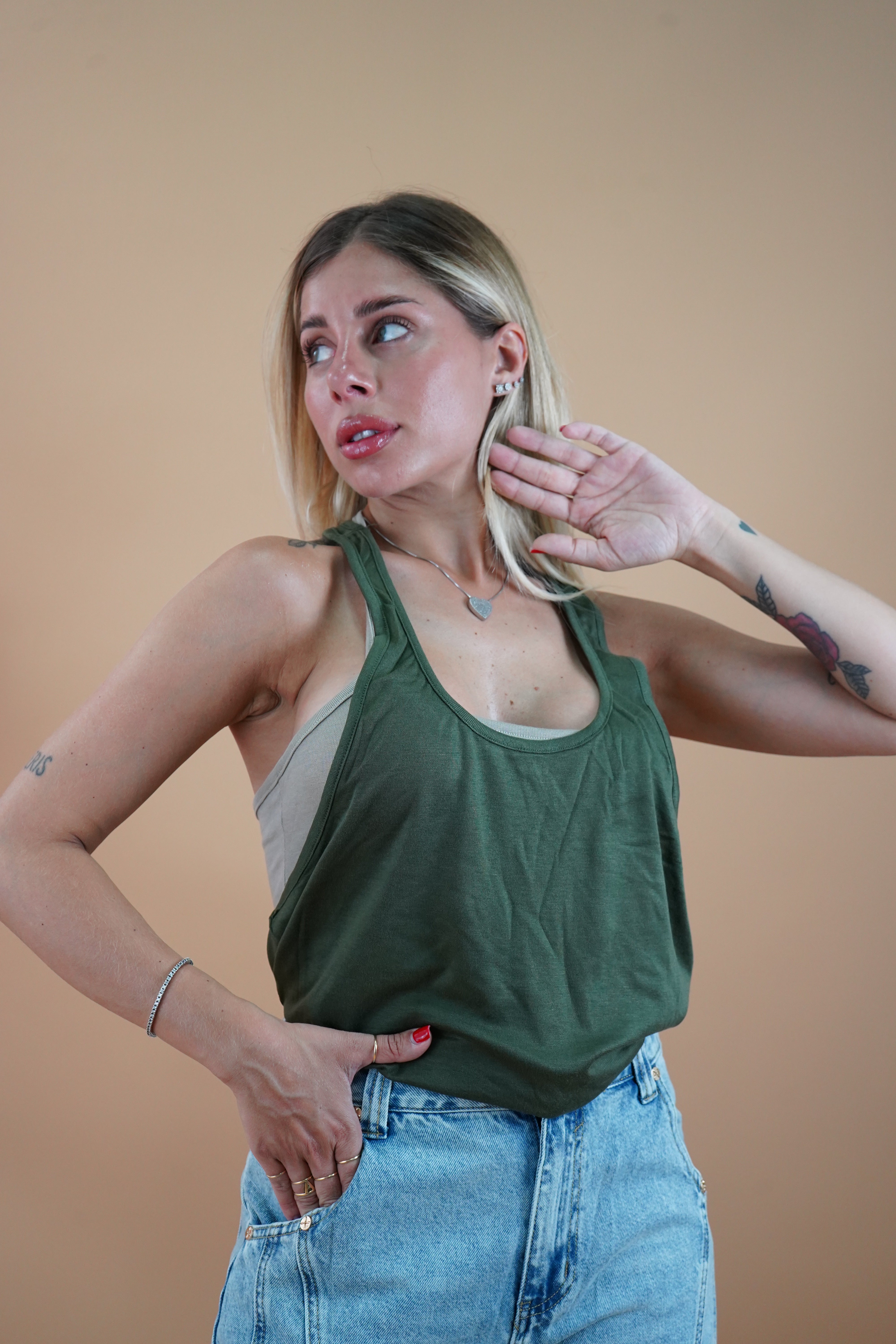 CANOTTA DUE IN UNO VERDE