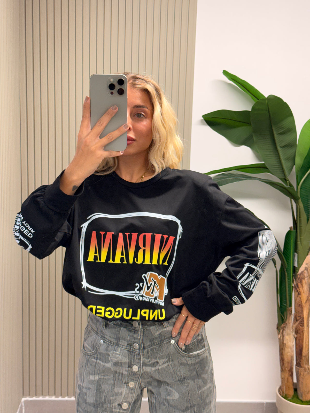 T-SHIRT NIRVANA LONG SLEVEE