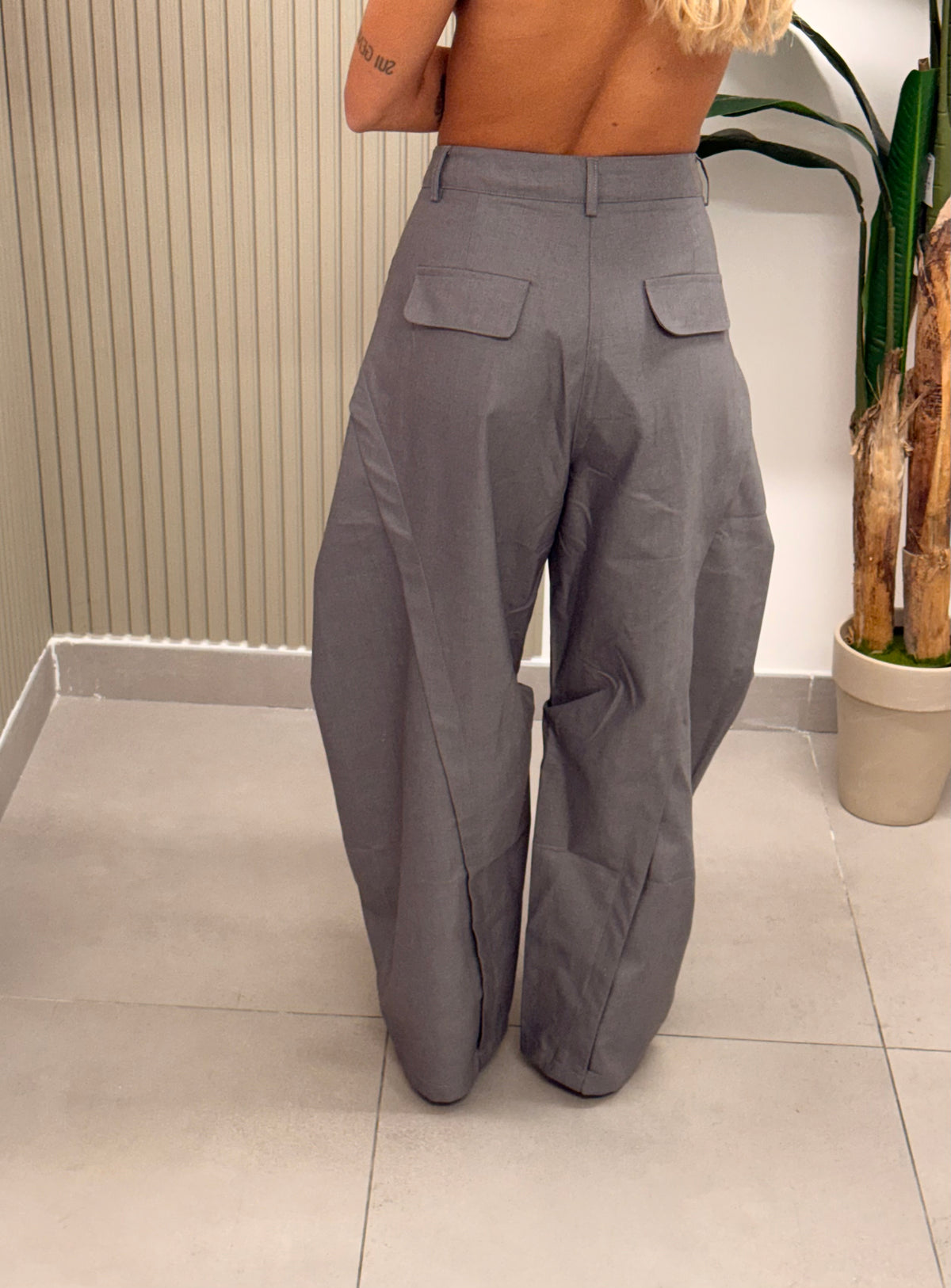 PANTALONE BALLON GIULIA GRIGIO