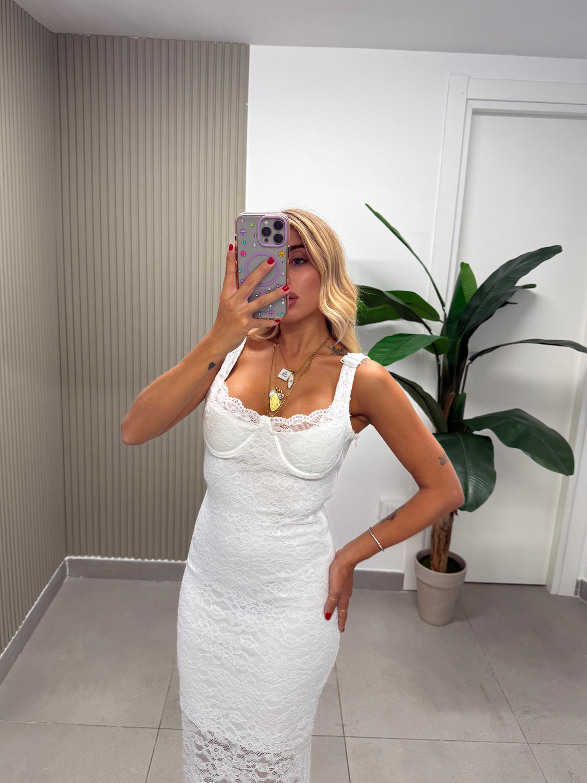 LONG DRESS MONIA BIANCO