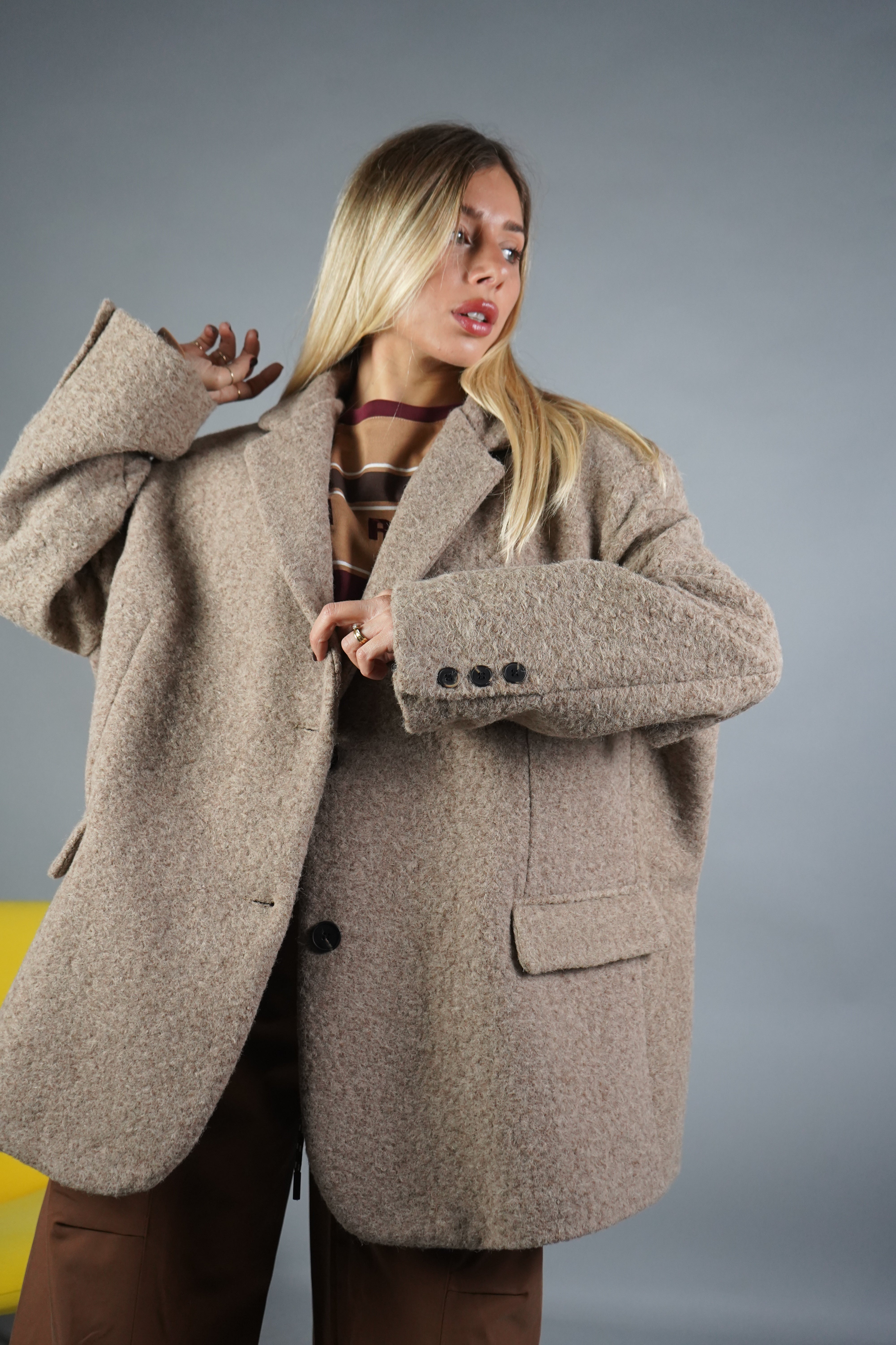 BLAZER LANA TEDDY BIEGE