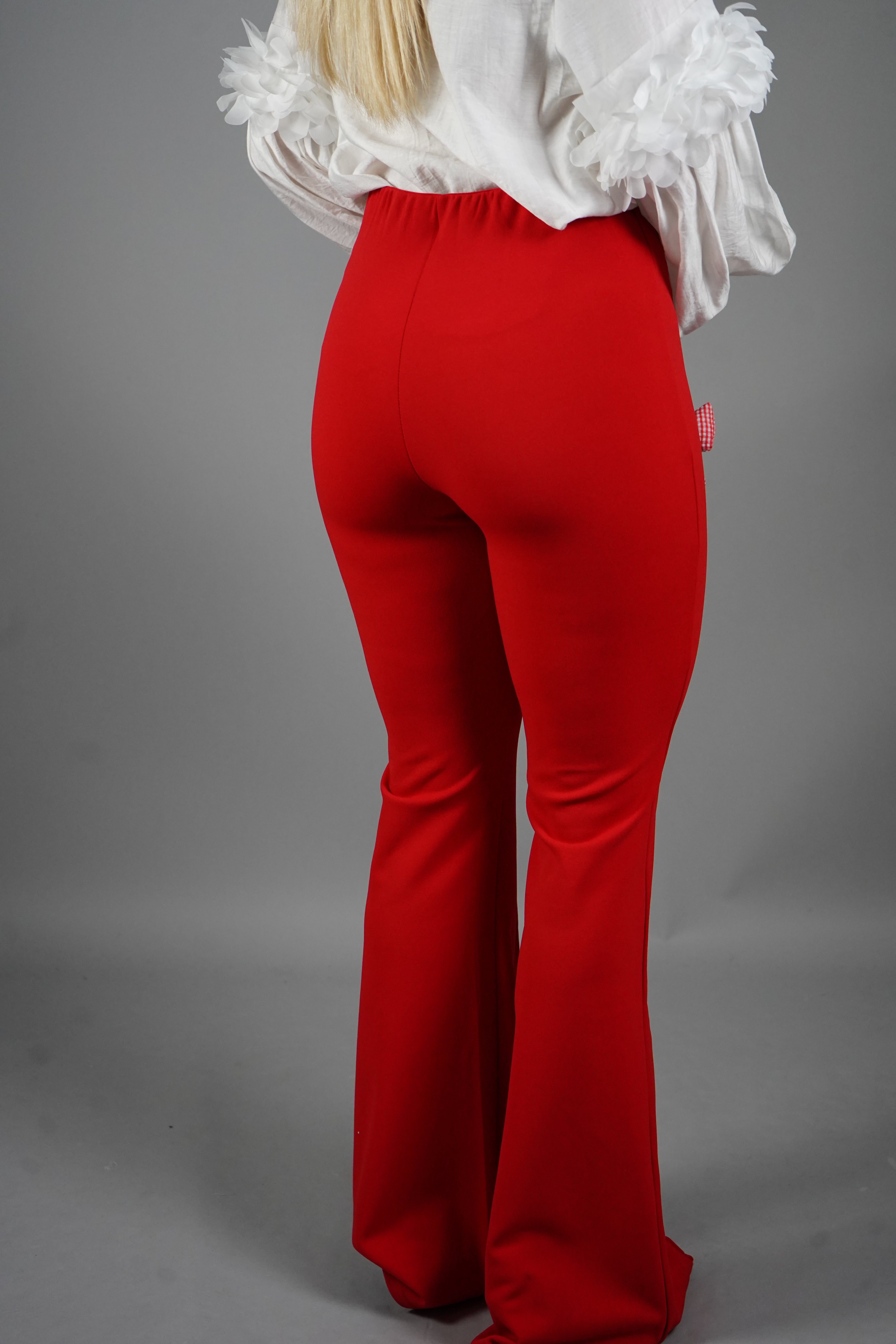 PANTALONE ZAMPA ROSSO