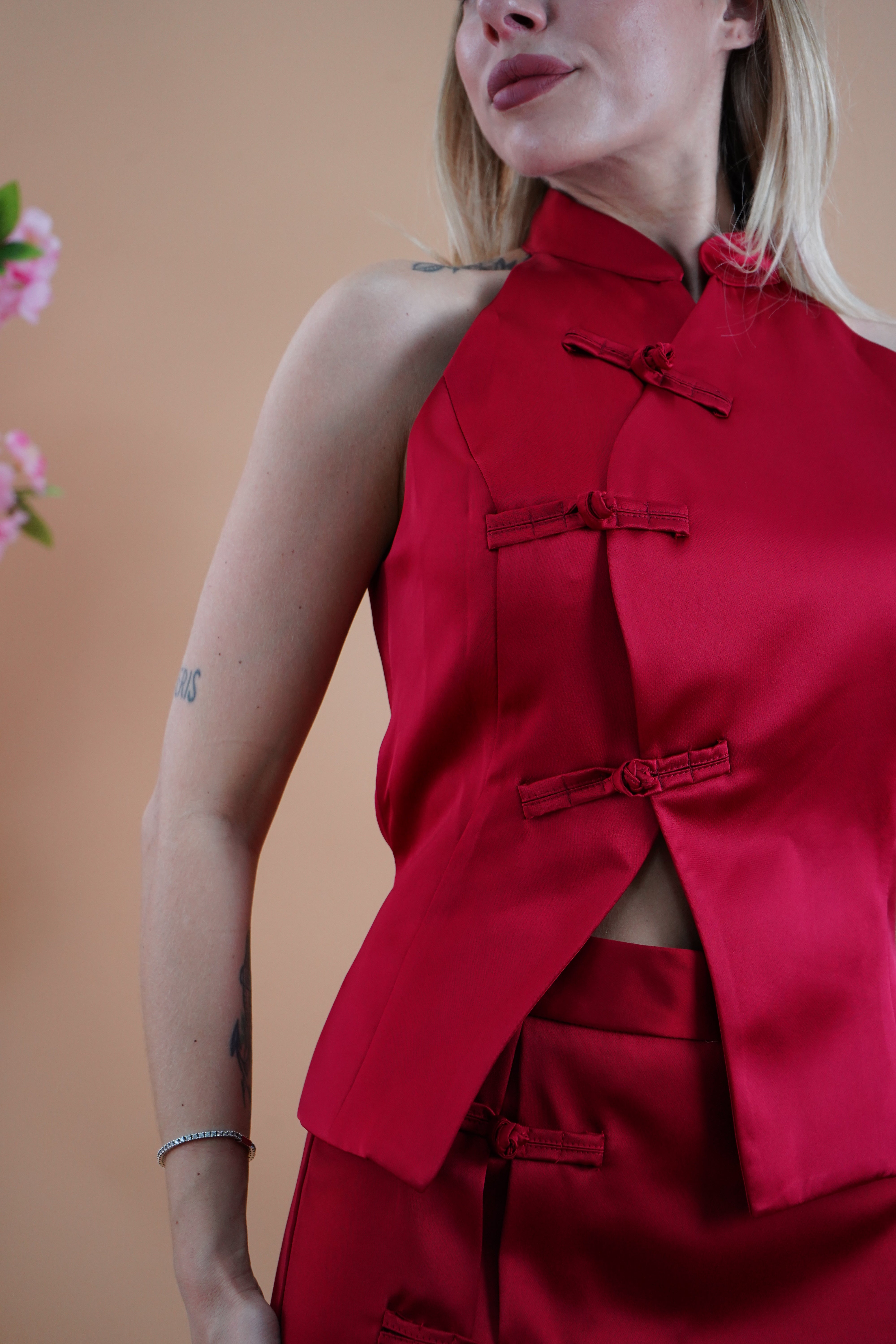 COORDINATO ANIMA ROSSO by lumina