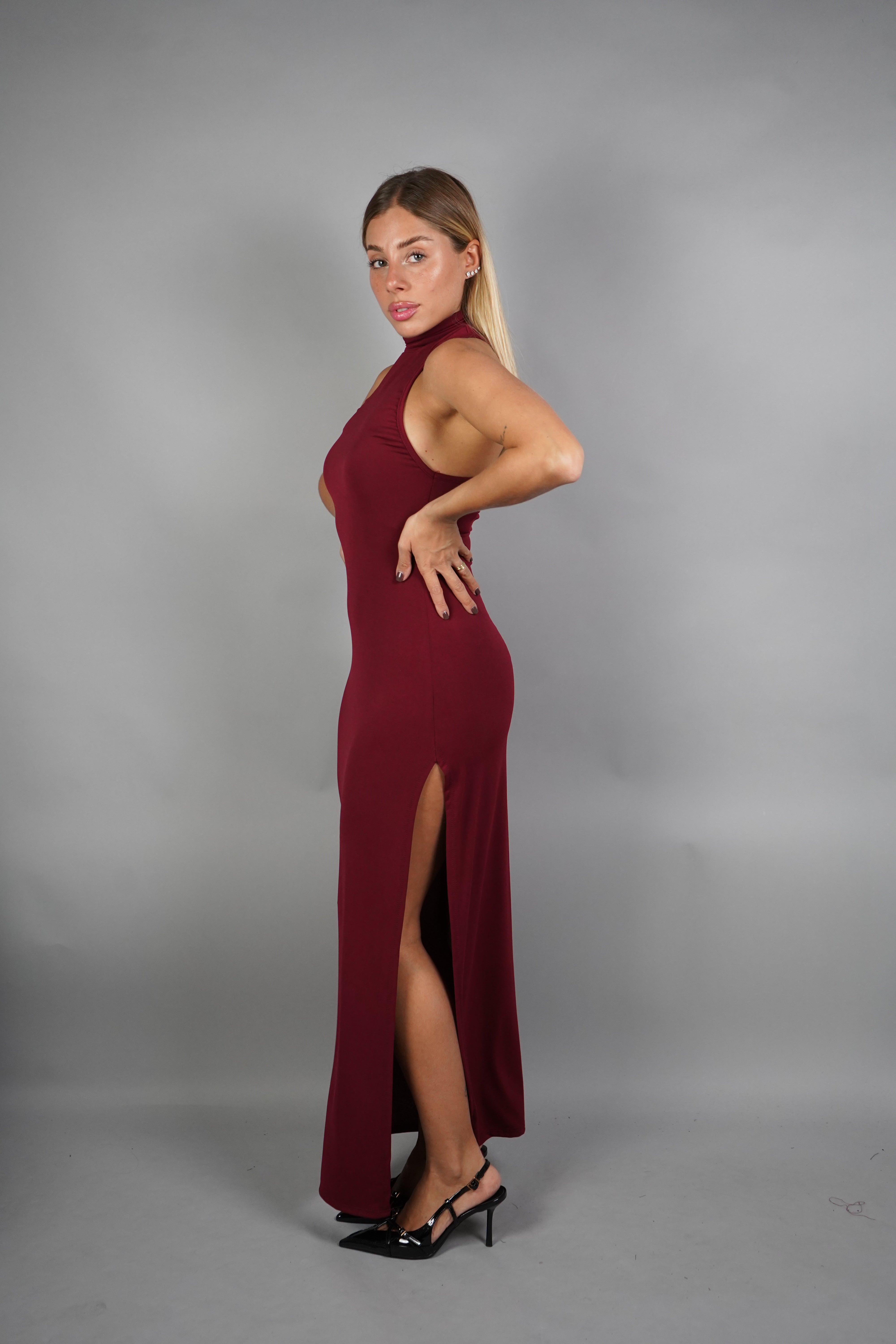 LONG DRESS DEA BORDEAUX