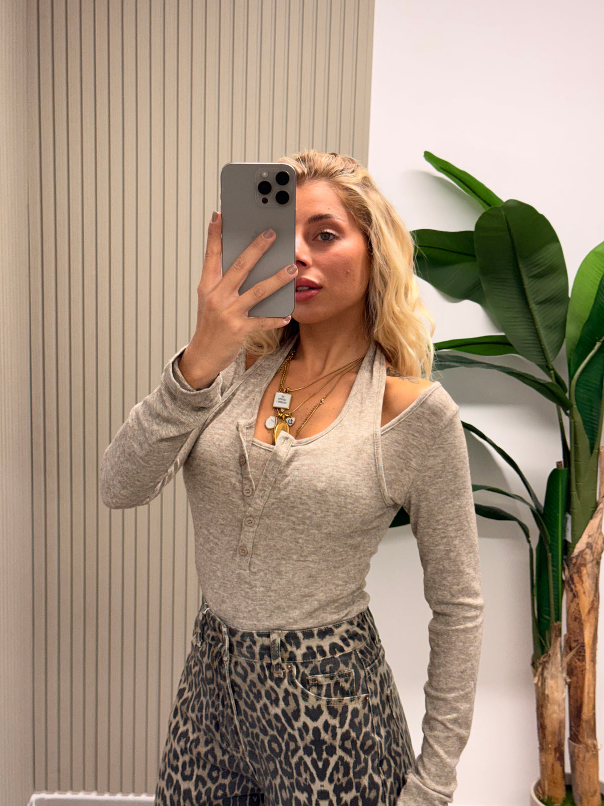 MAGLIA CAROLA BEIGE