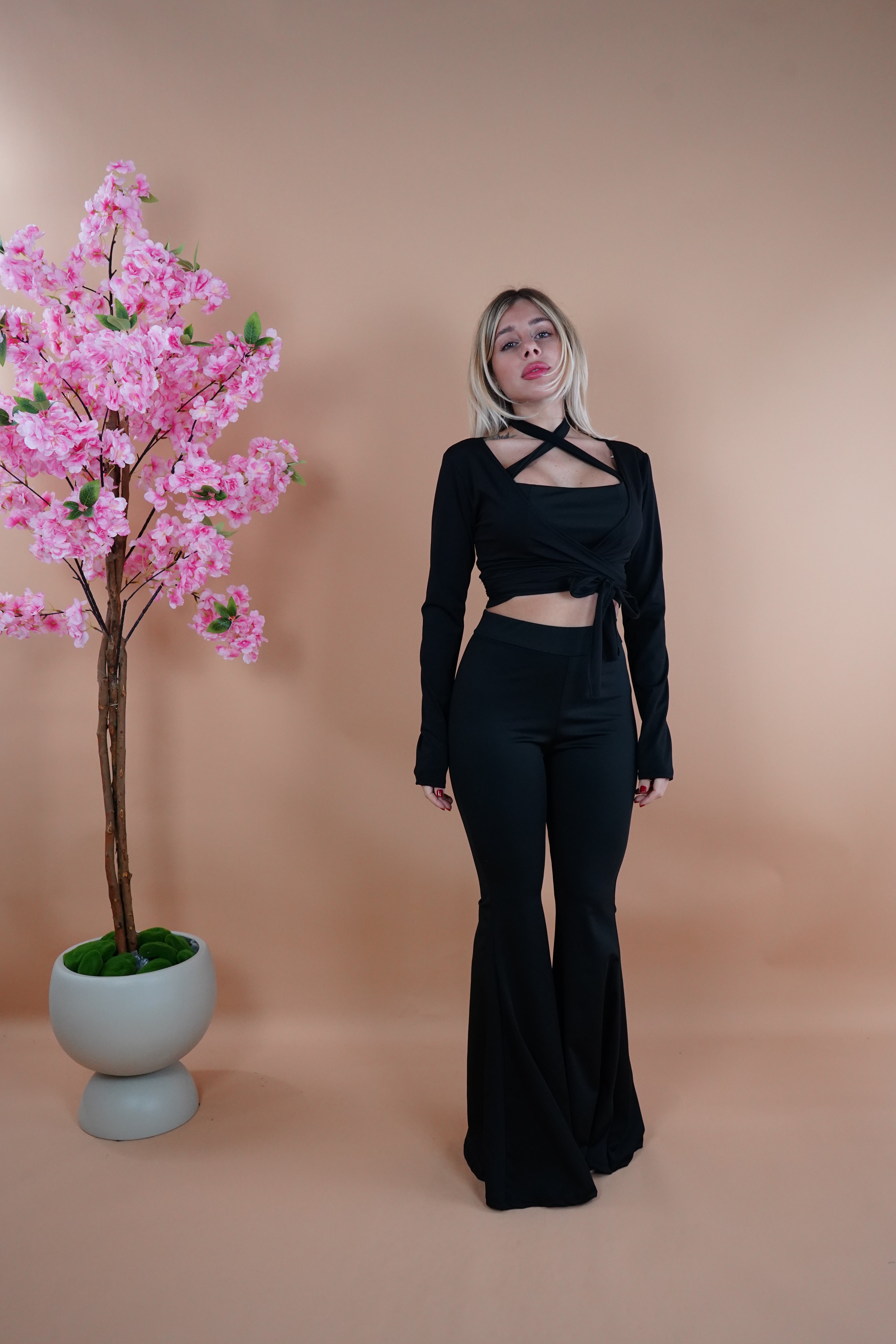 COORDINATO LYCRA ILARIA NERO