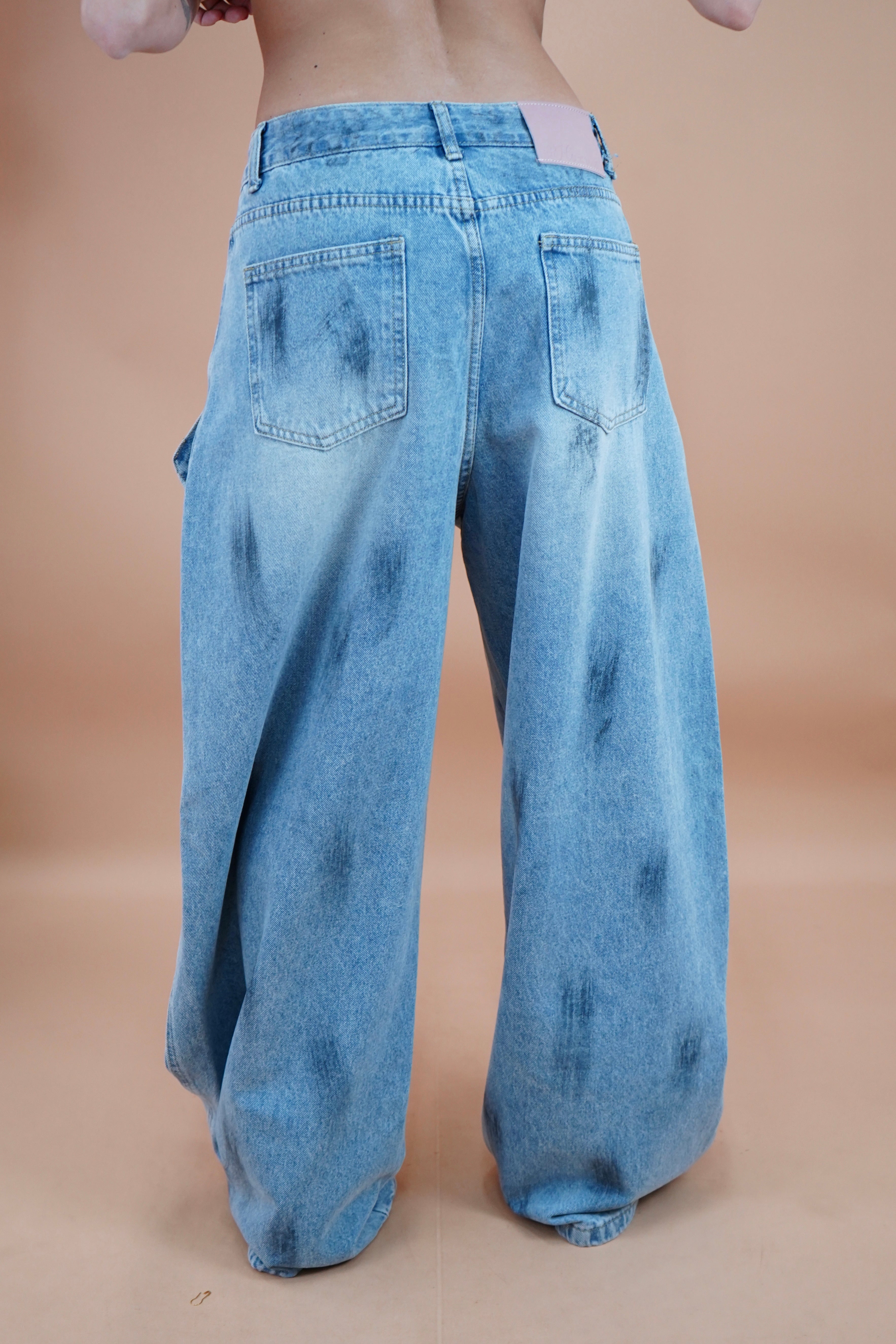 JEANS WIDE LEG FIOCCO