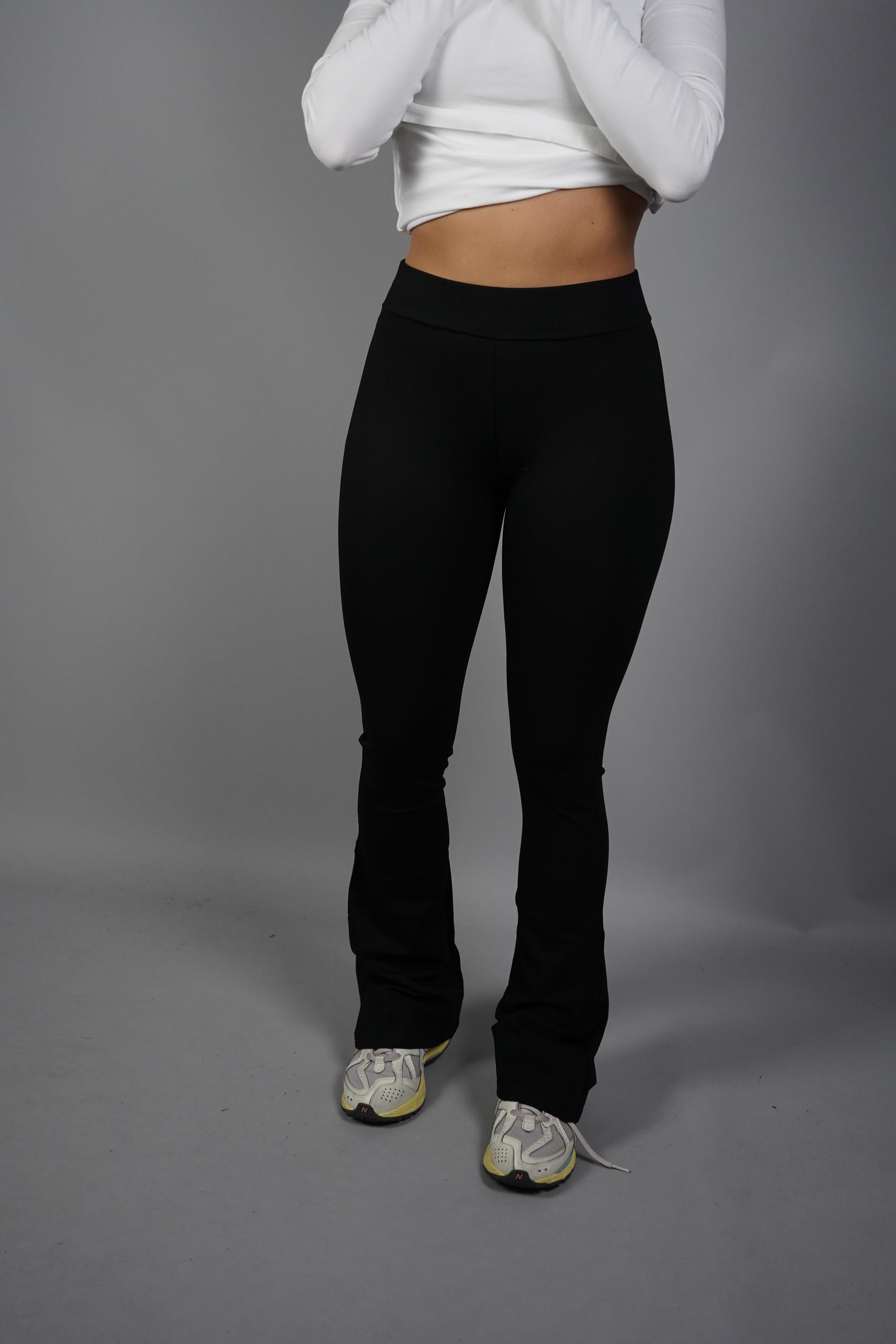 LEGGINGS ZAMPA NERO