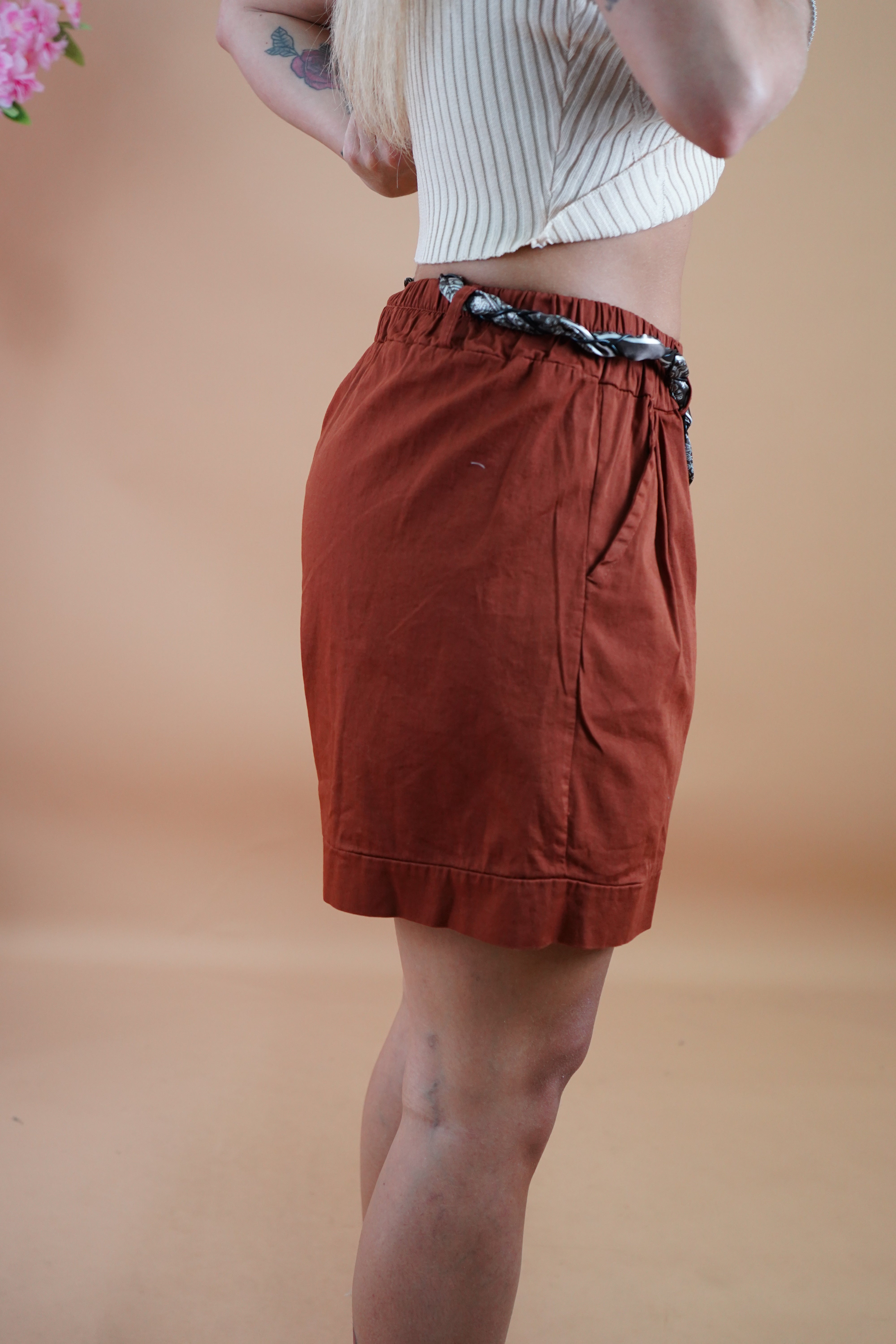 SHORTS BANDANA RUGGINE