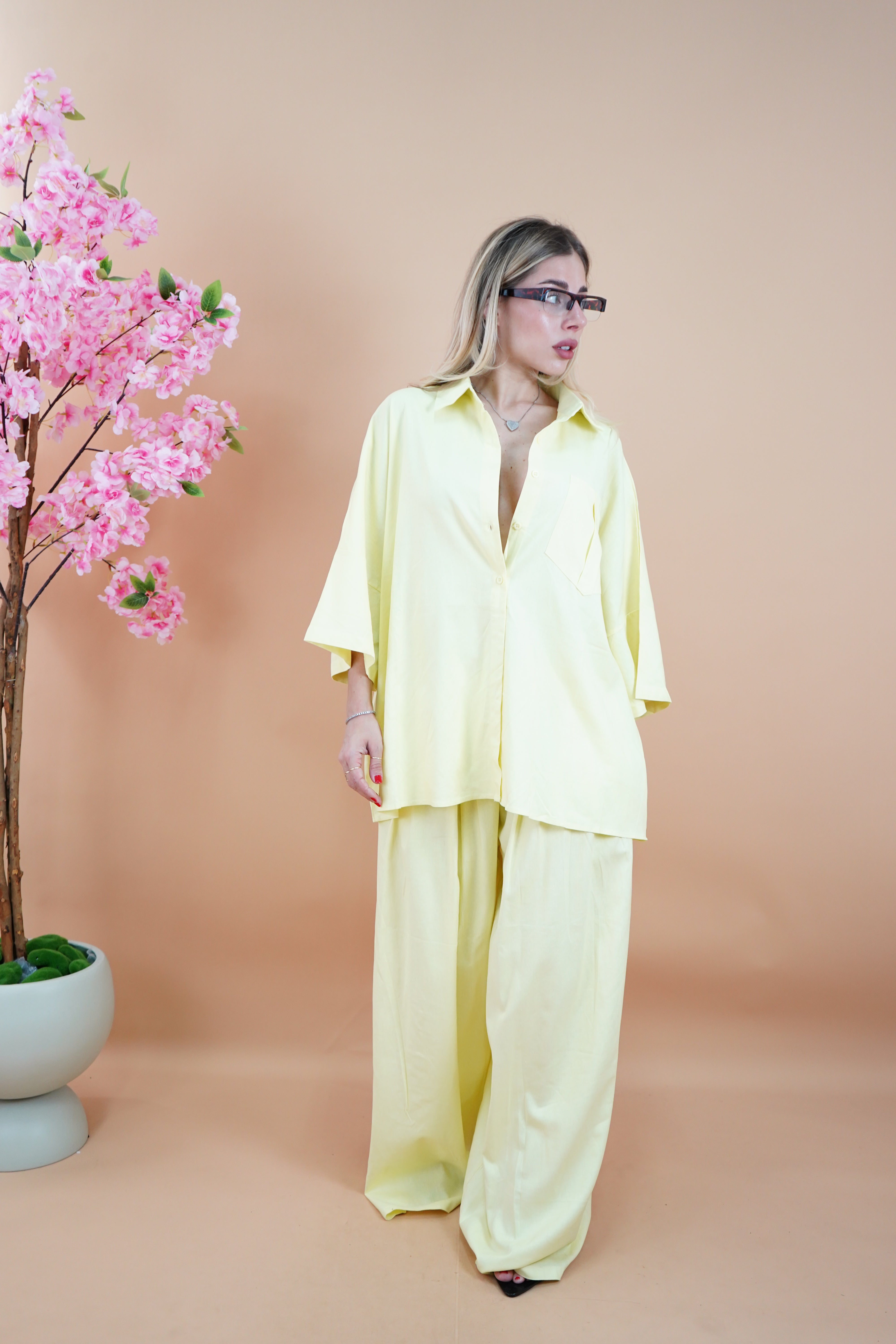COORDINATO PANAMA GIALLO