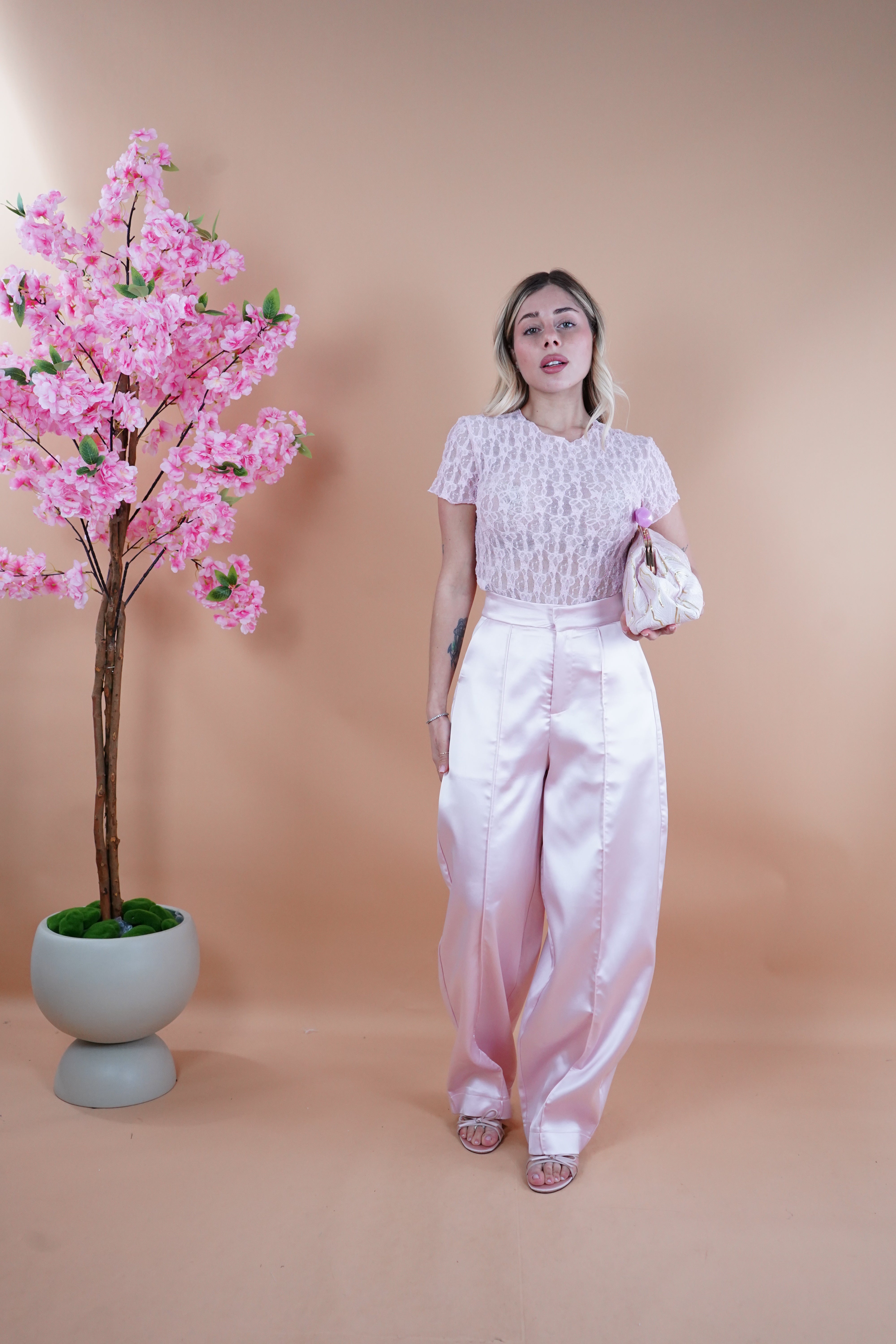 MAGLIA PIZZO ROSA