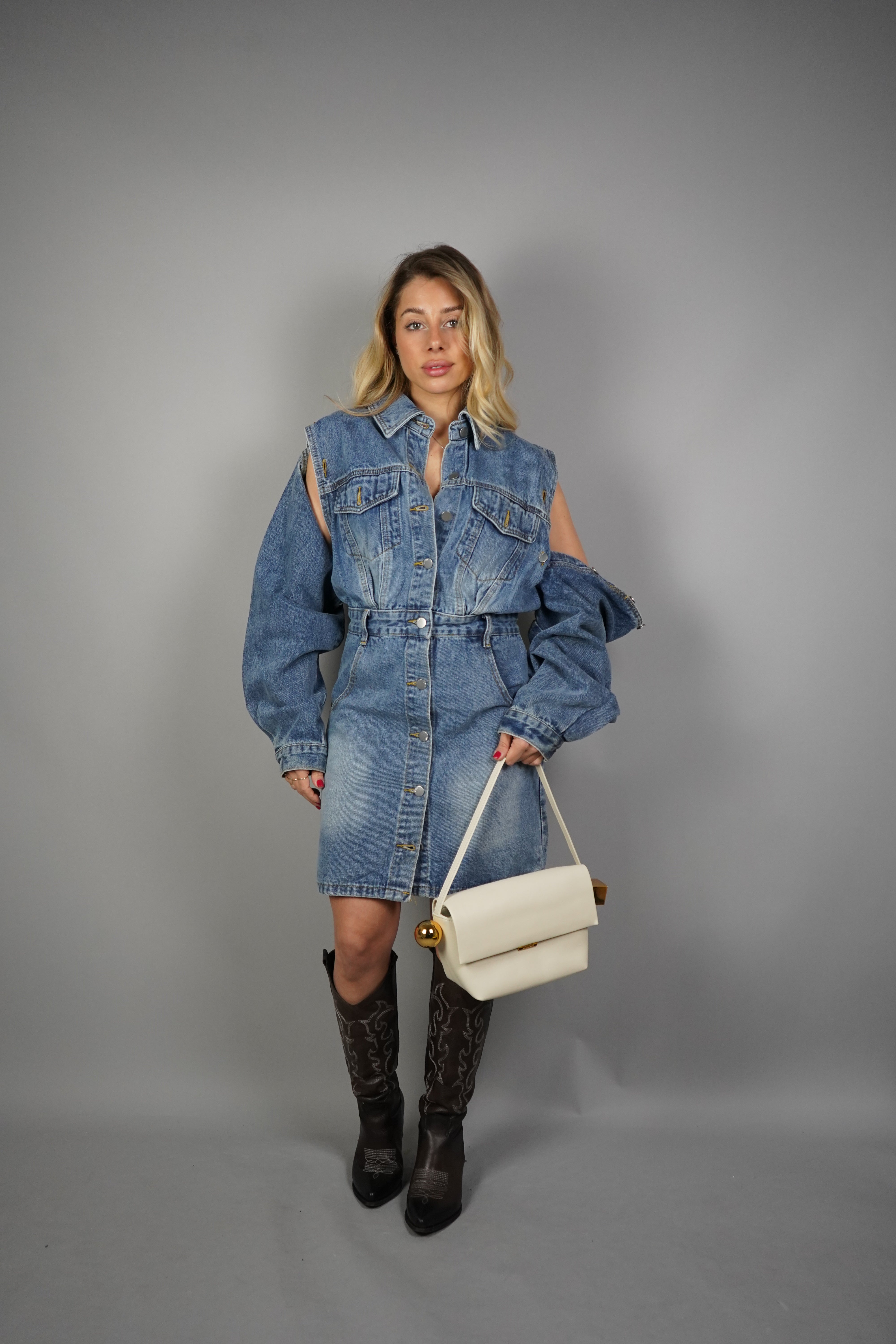 DENIM DRESS FIBRA