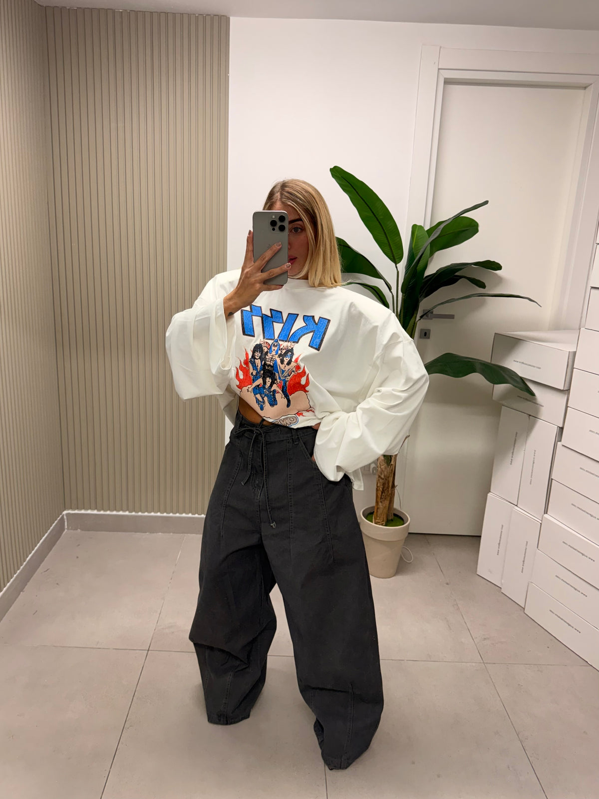JEANS FEDERICA GRIGIO