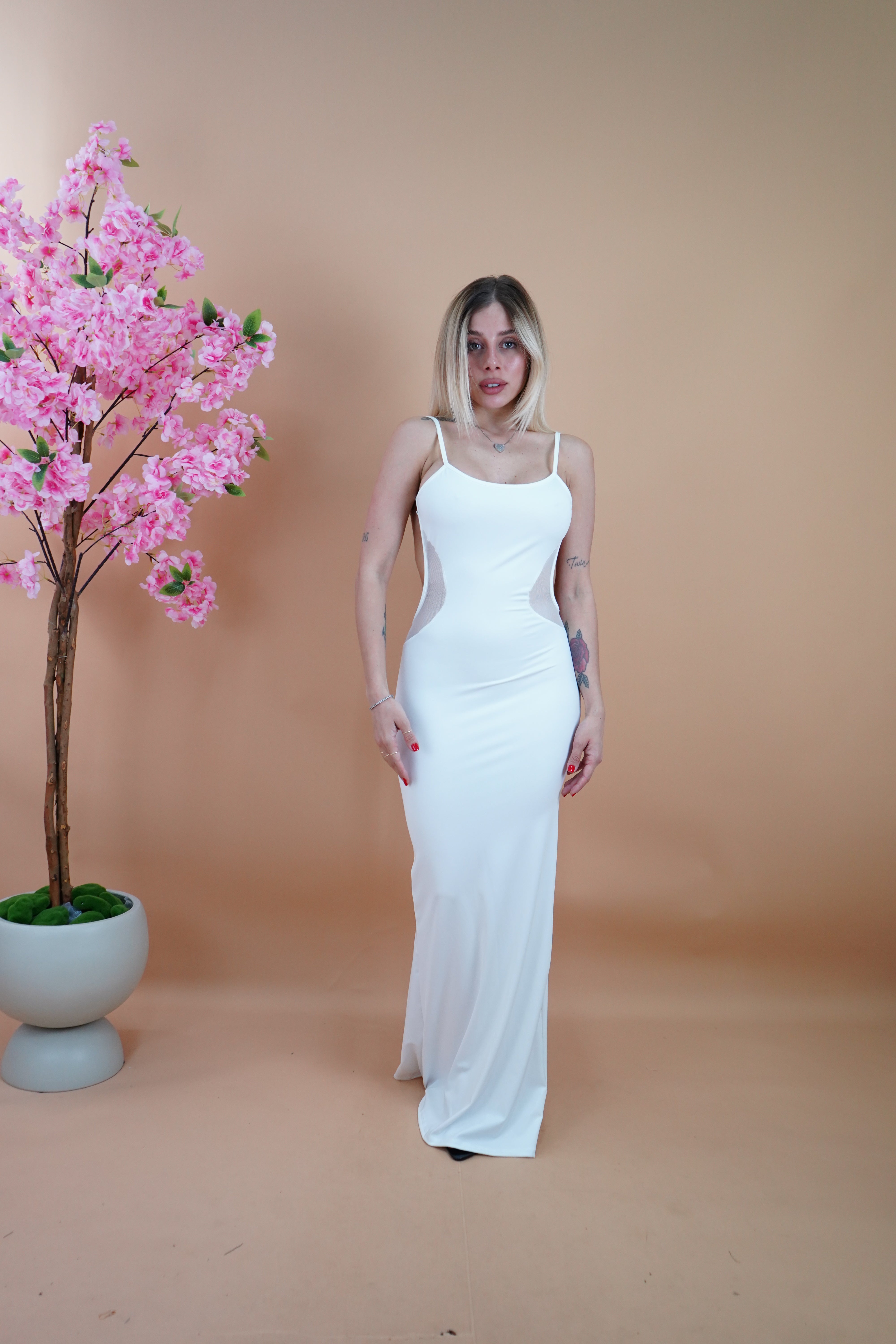 LONG DRESS ADA BIANCO