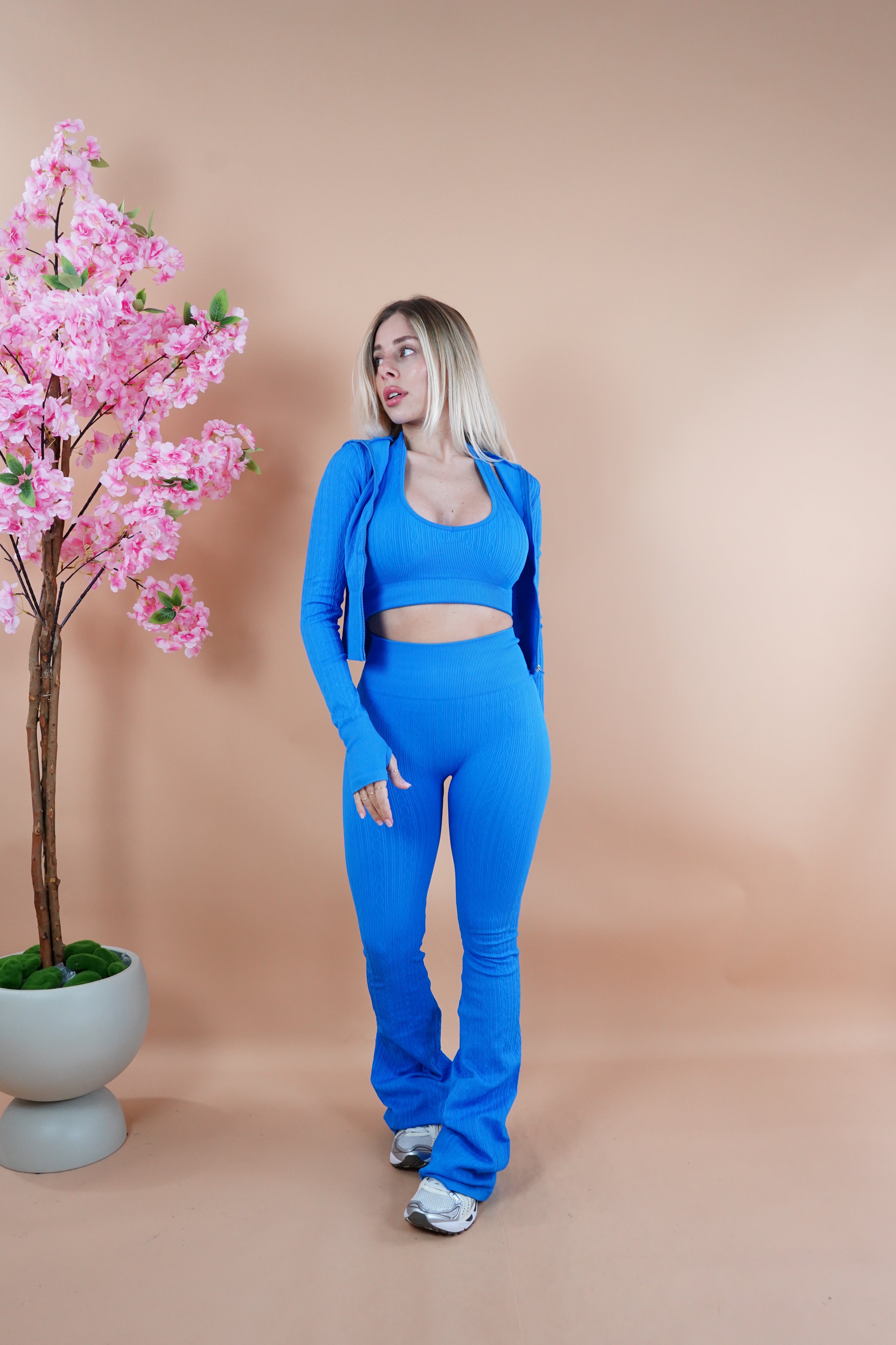 COORDINATO GYM PAOLA BLU CHIARO