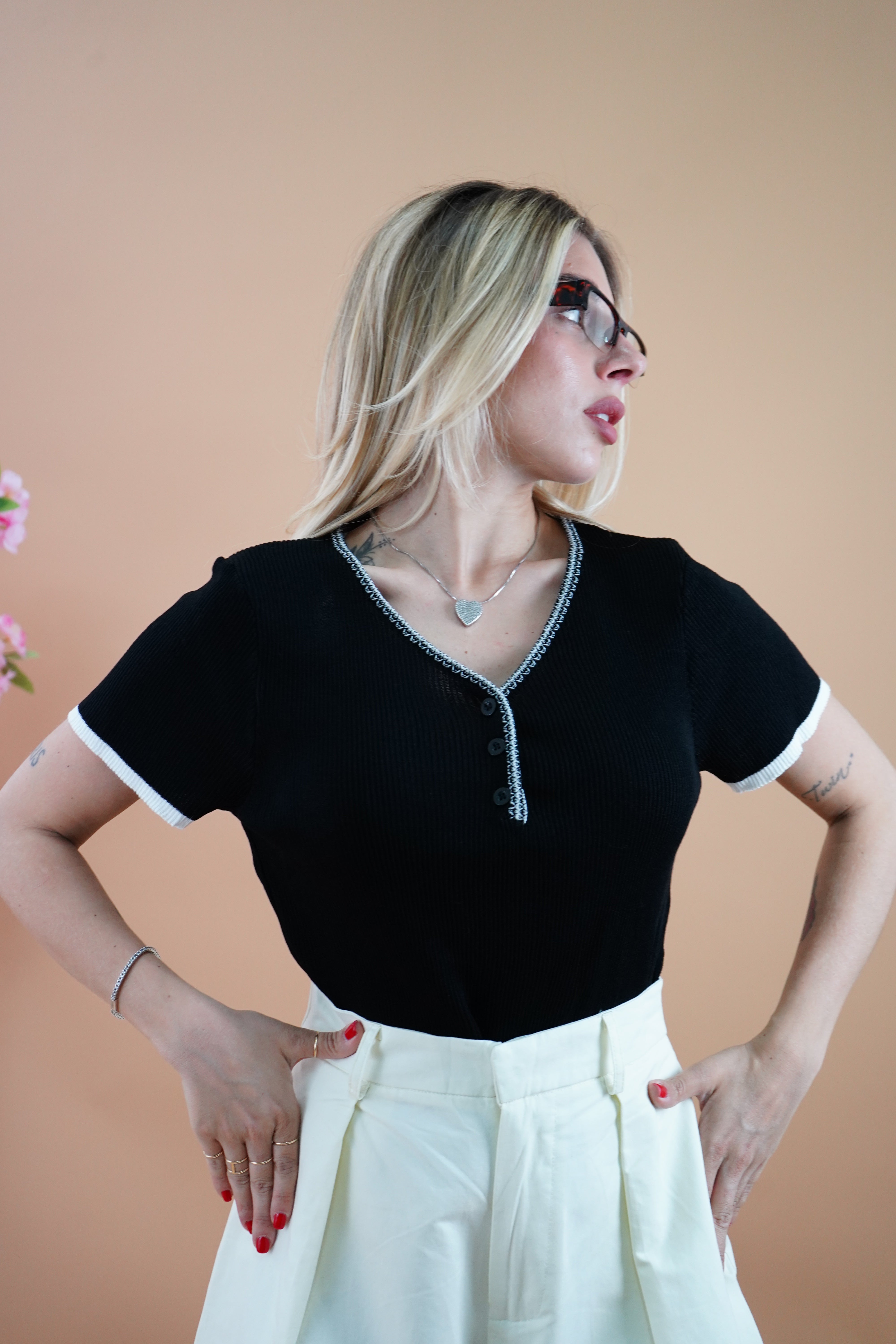MAGLIA GIOIA NERA