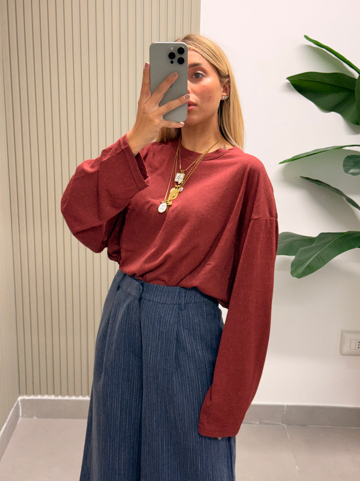 T-SHIRT EVERYDAY BORDEAUX