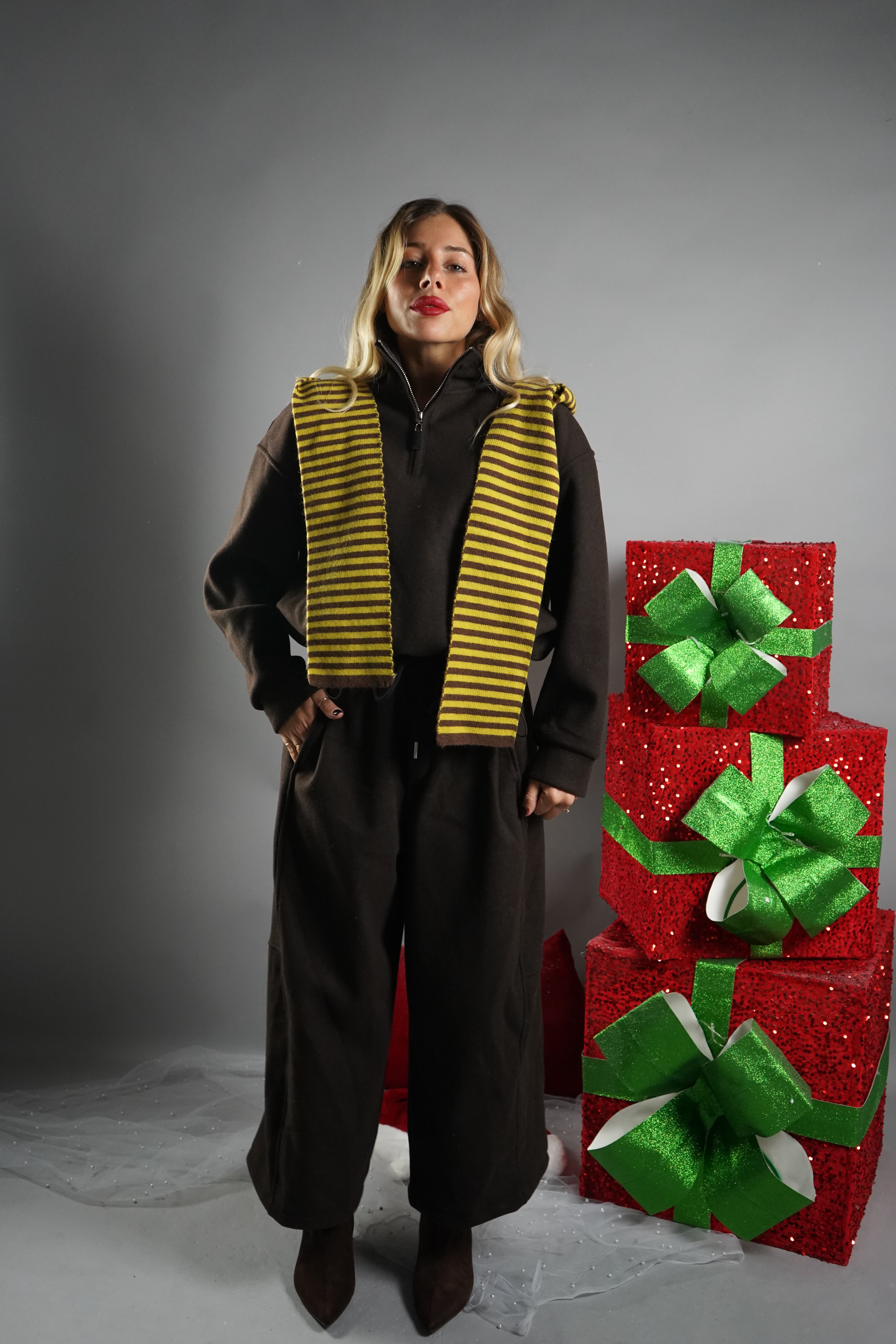 COORDINATO LANA CON SCIARPA POTTER