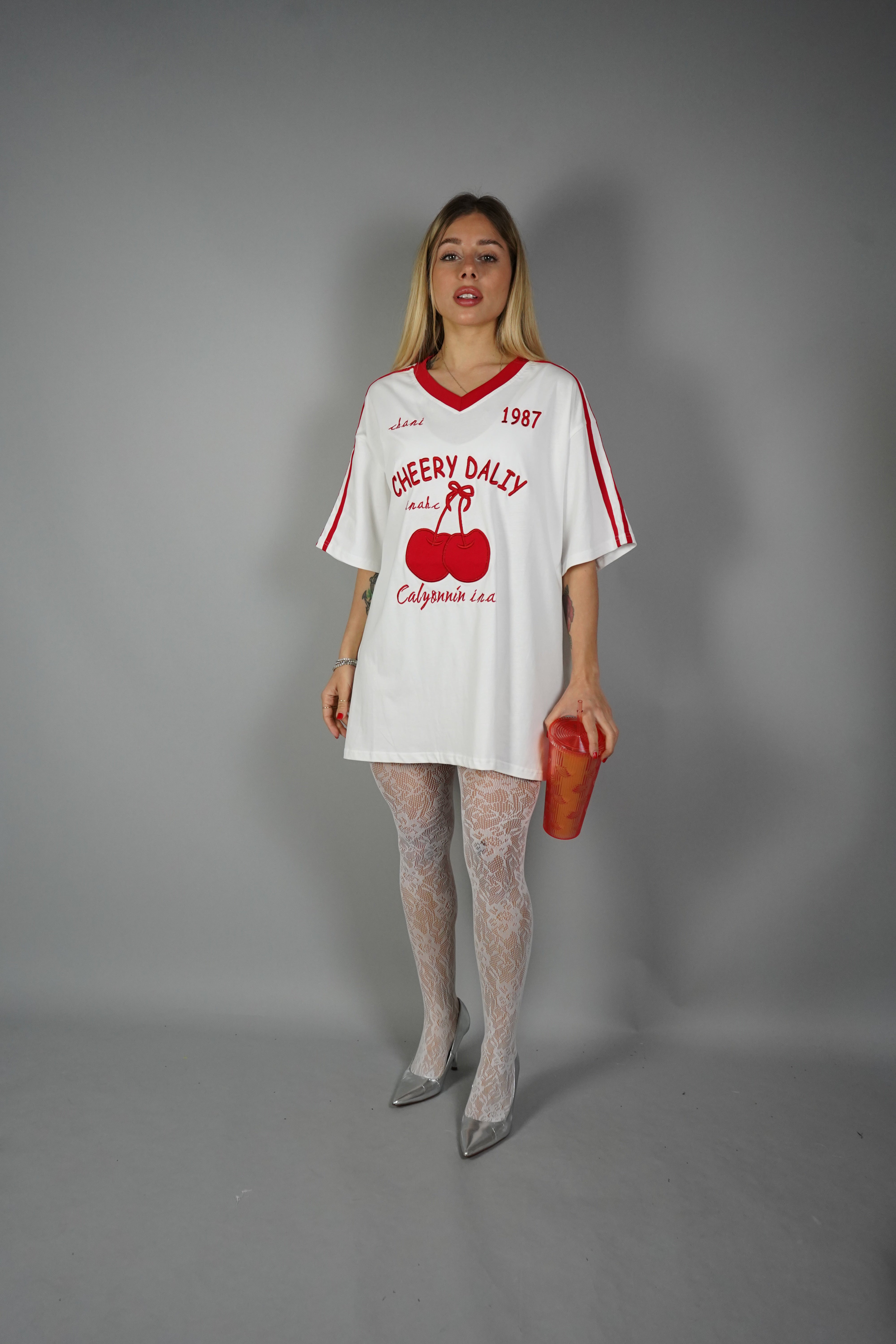 MAXI T-SHIRT CHERRY