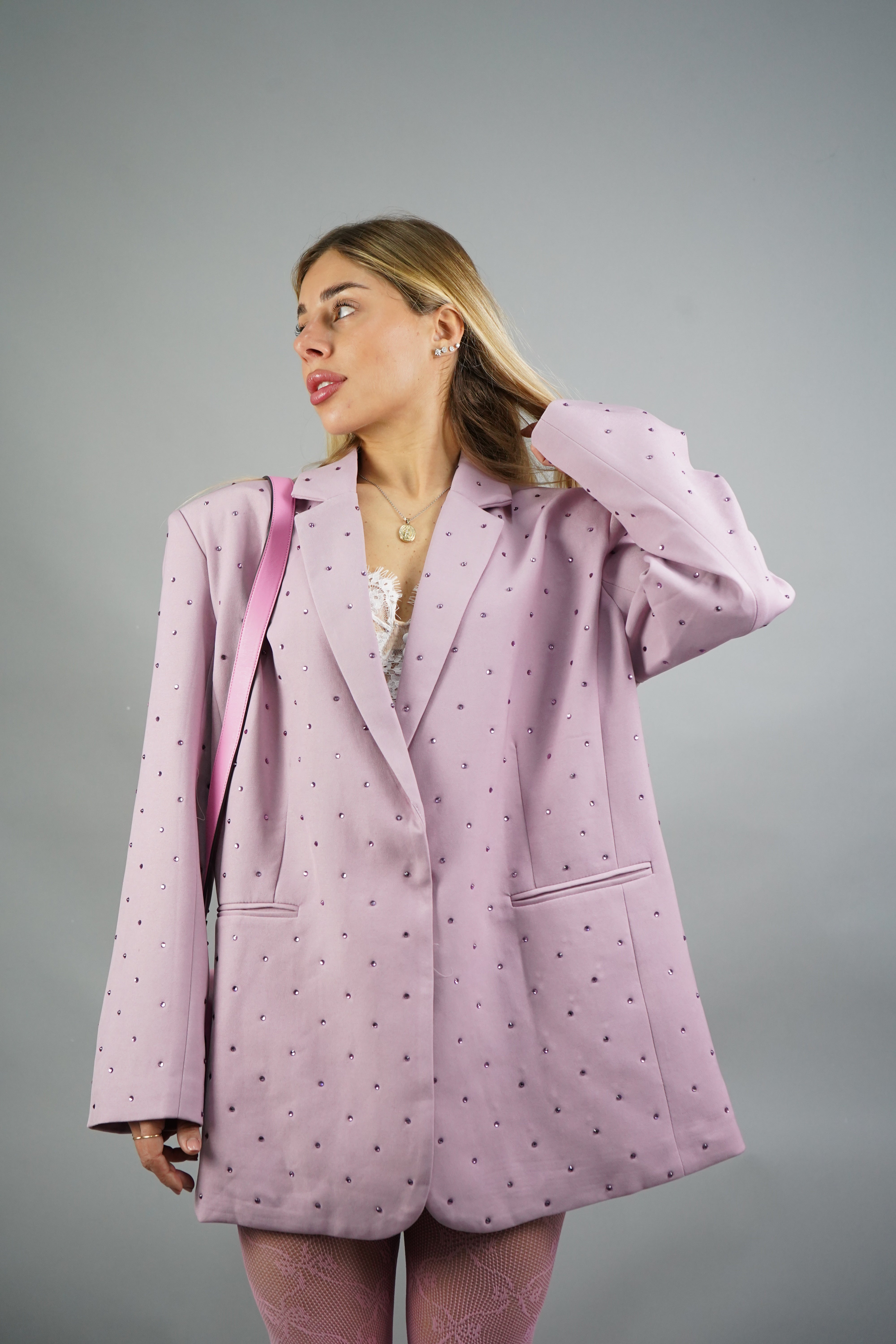 BLAZER OVERSIZE LUCE ROSA