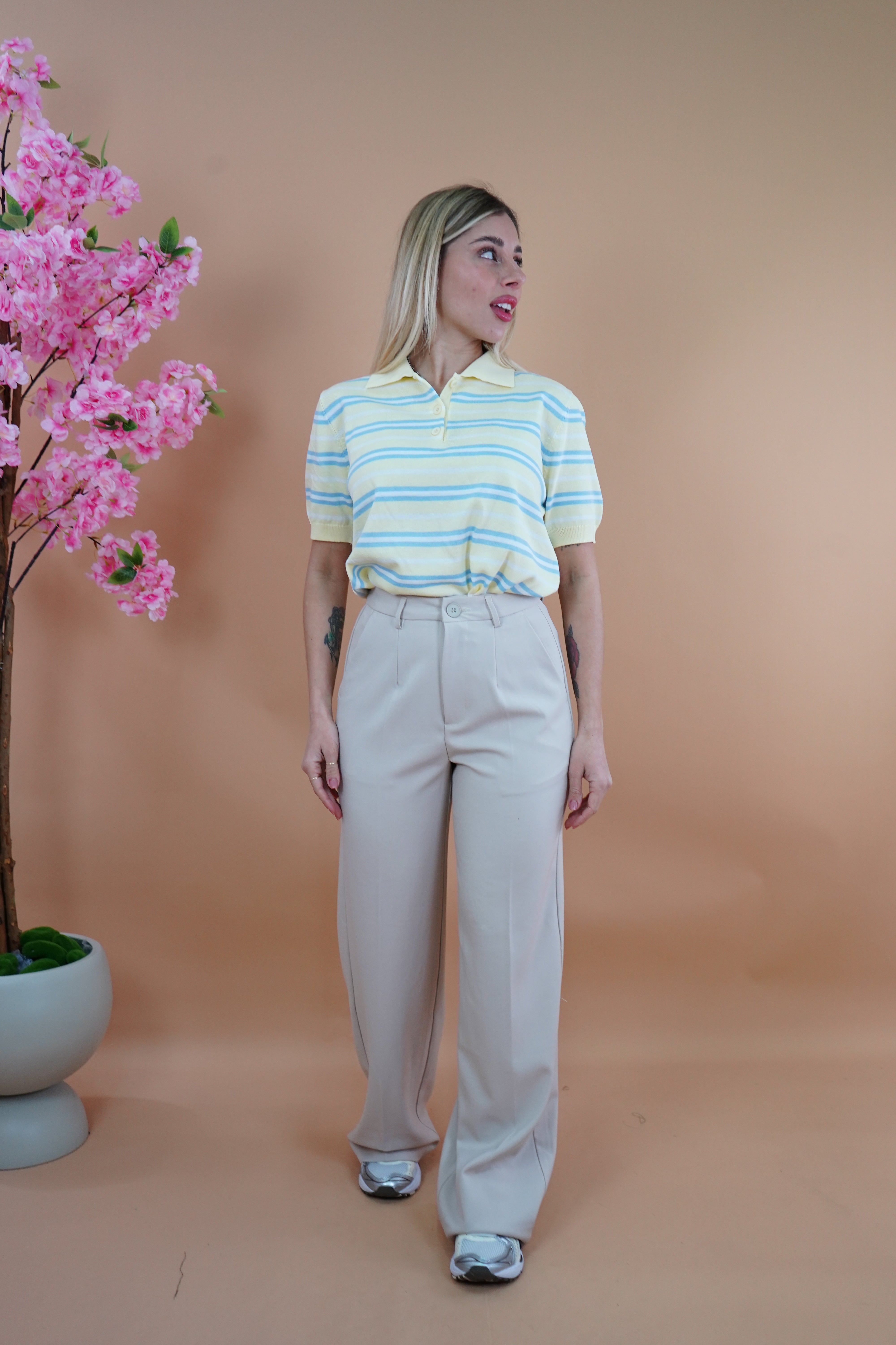 PANTALONE OFFICE BEIGE
