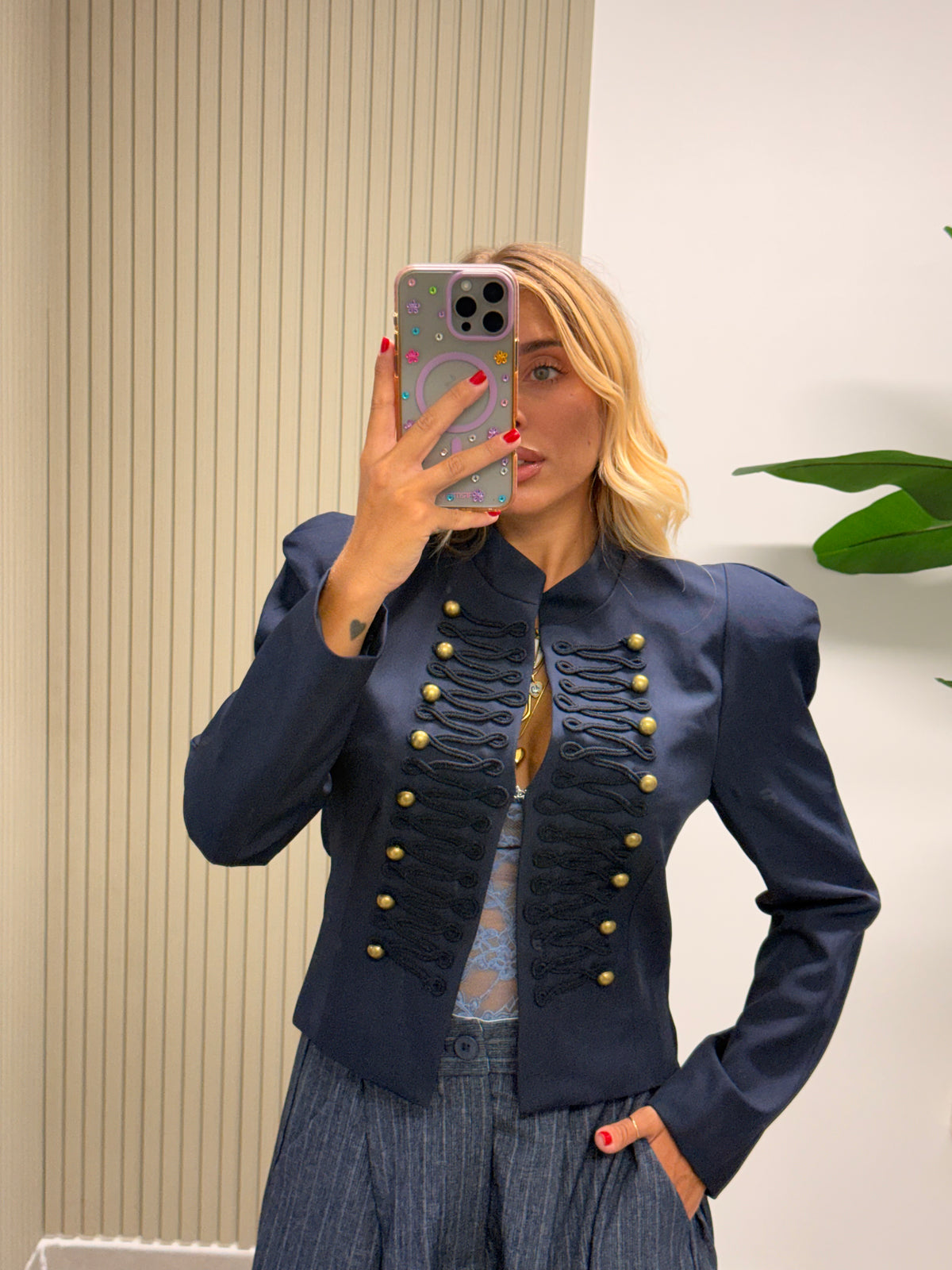 BLAZER NAPOLEONE BLU