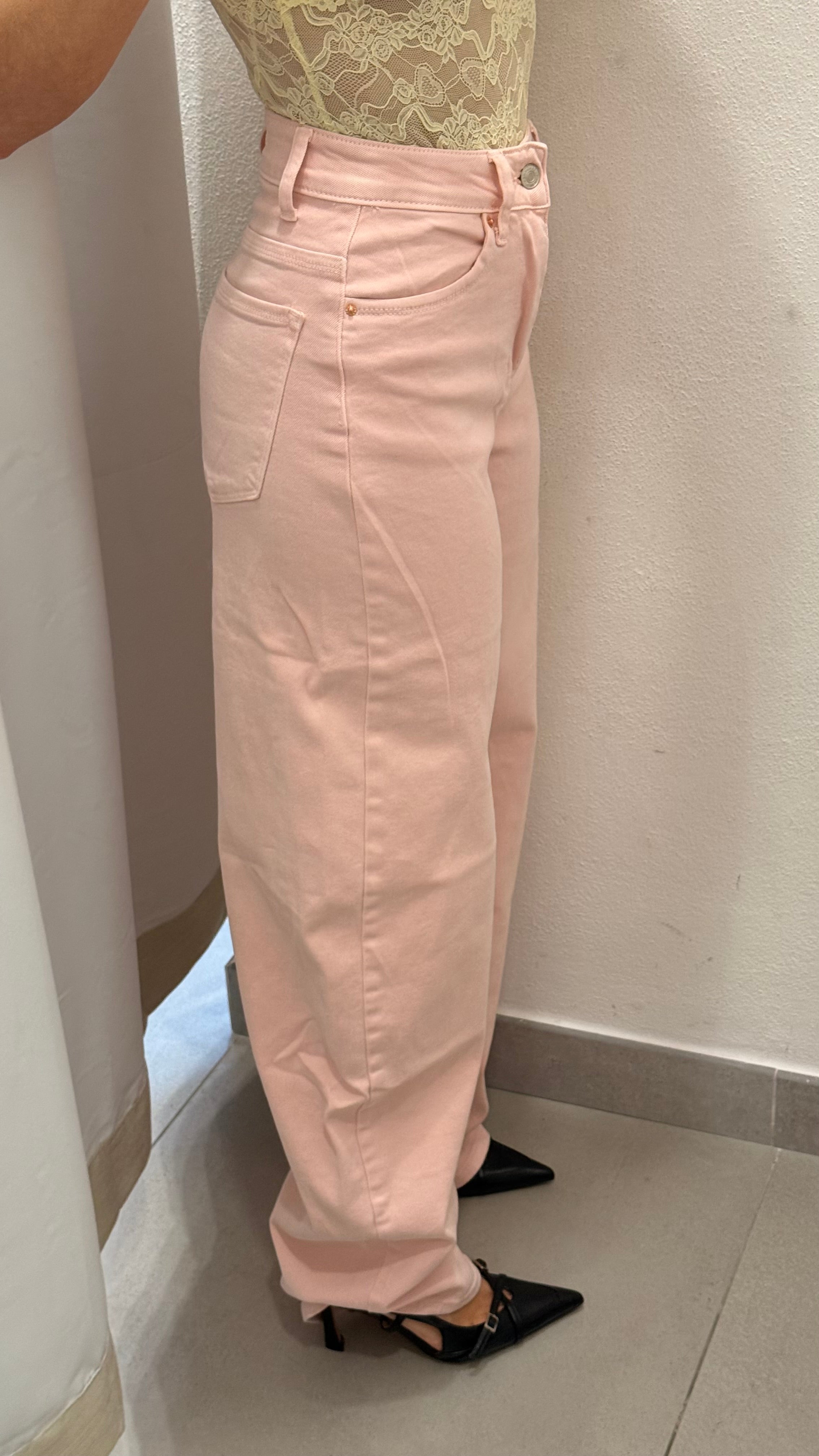 JEANS BALLON ROSA