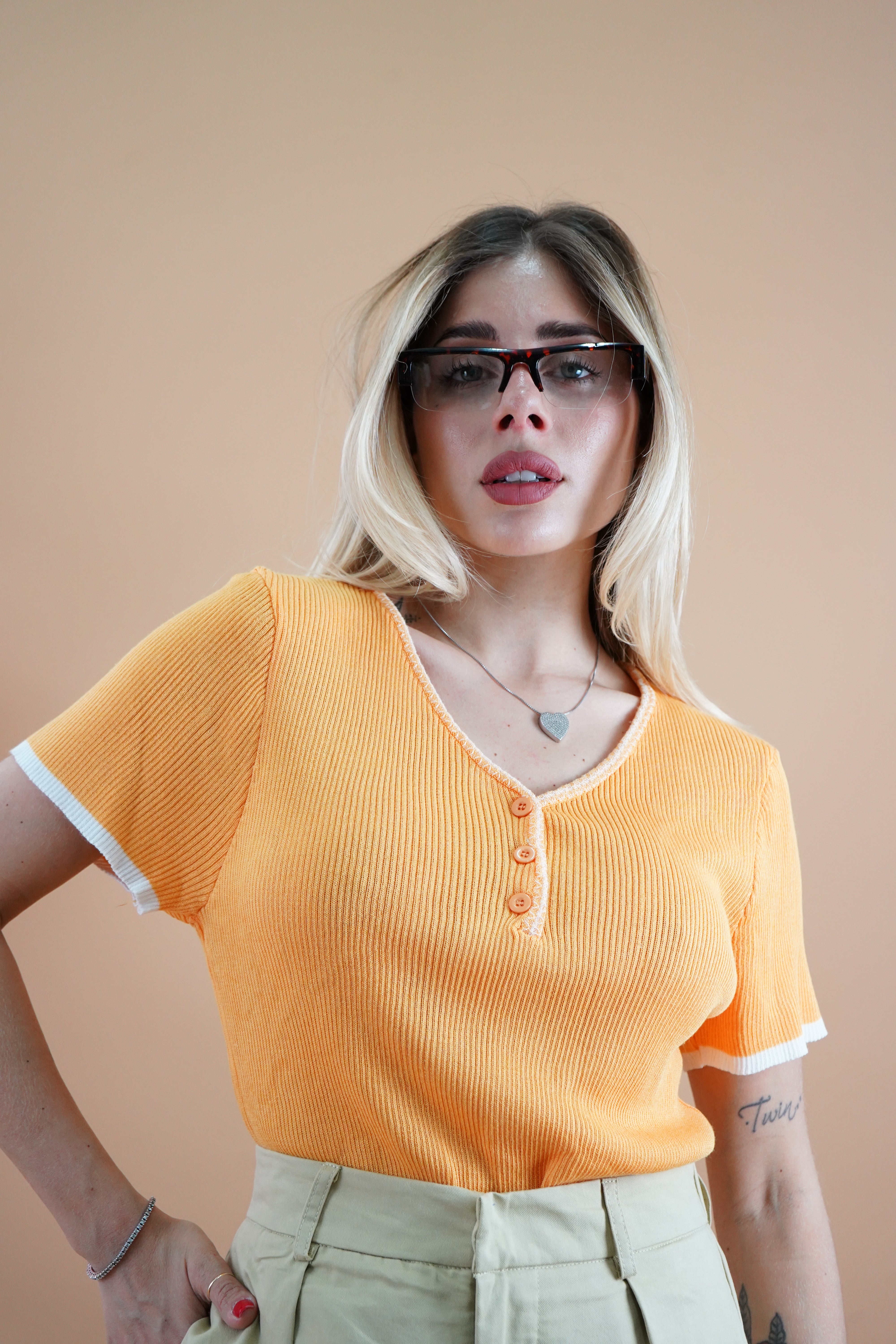 MAGLIA GIOIA ARANCIONE